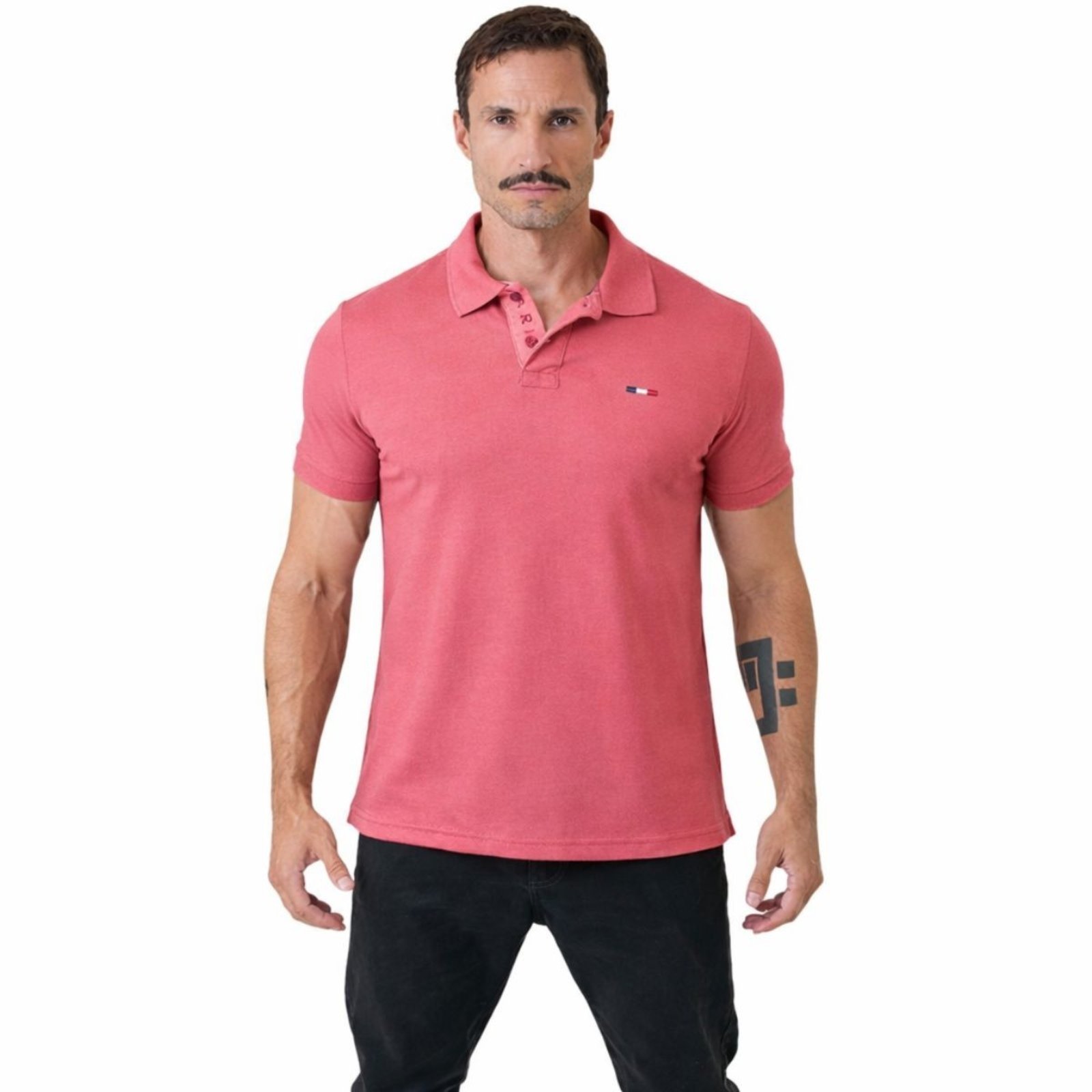 Camisa Polo Itália Moderna Masculina Premium