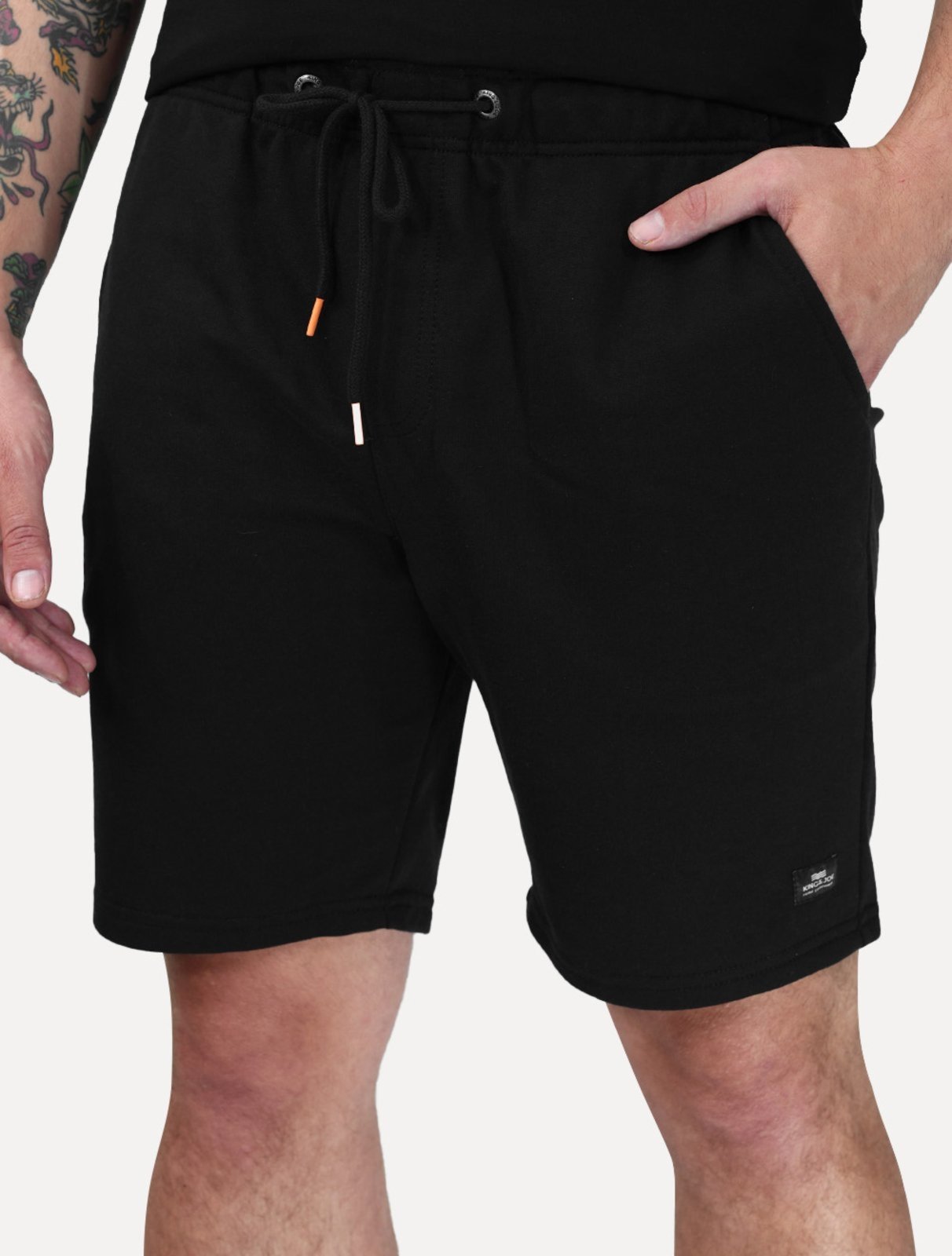 Bermuda King & Joe Masculina Moletom Comfort Logo Preta