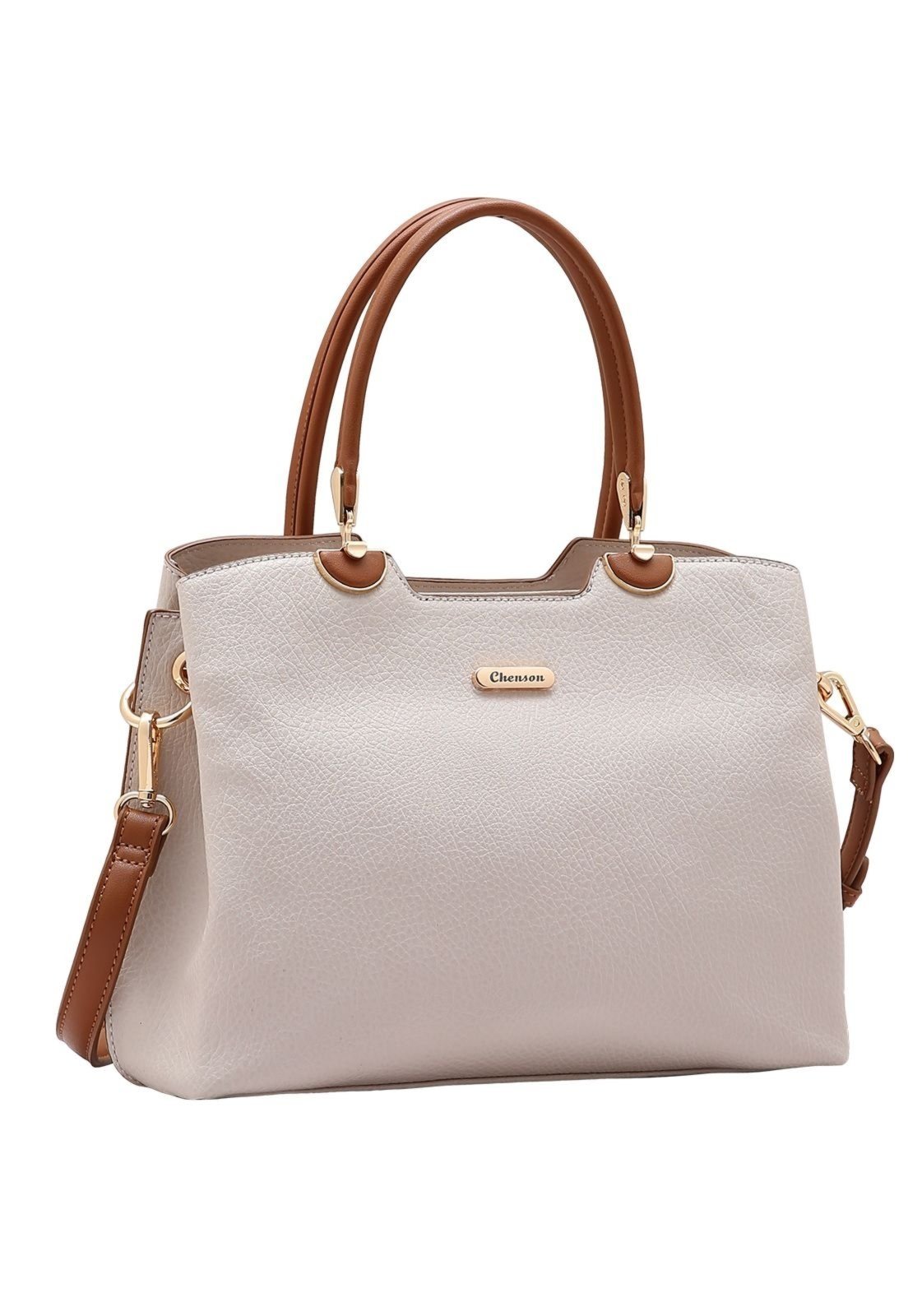 Bolsa Feminina Chenson Atemporal 3485119 Bege