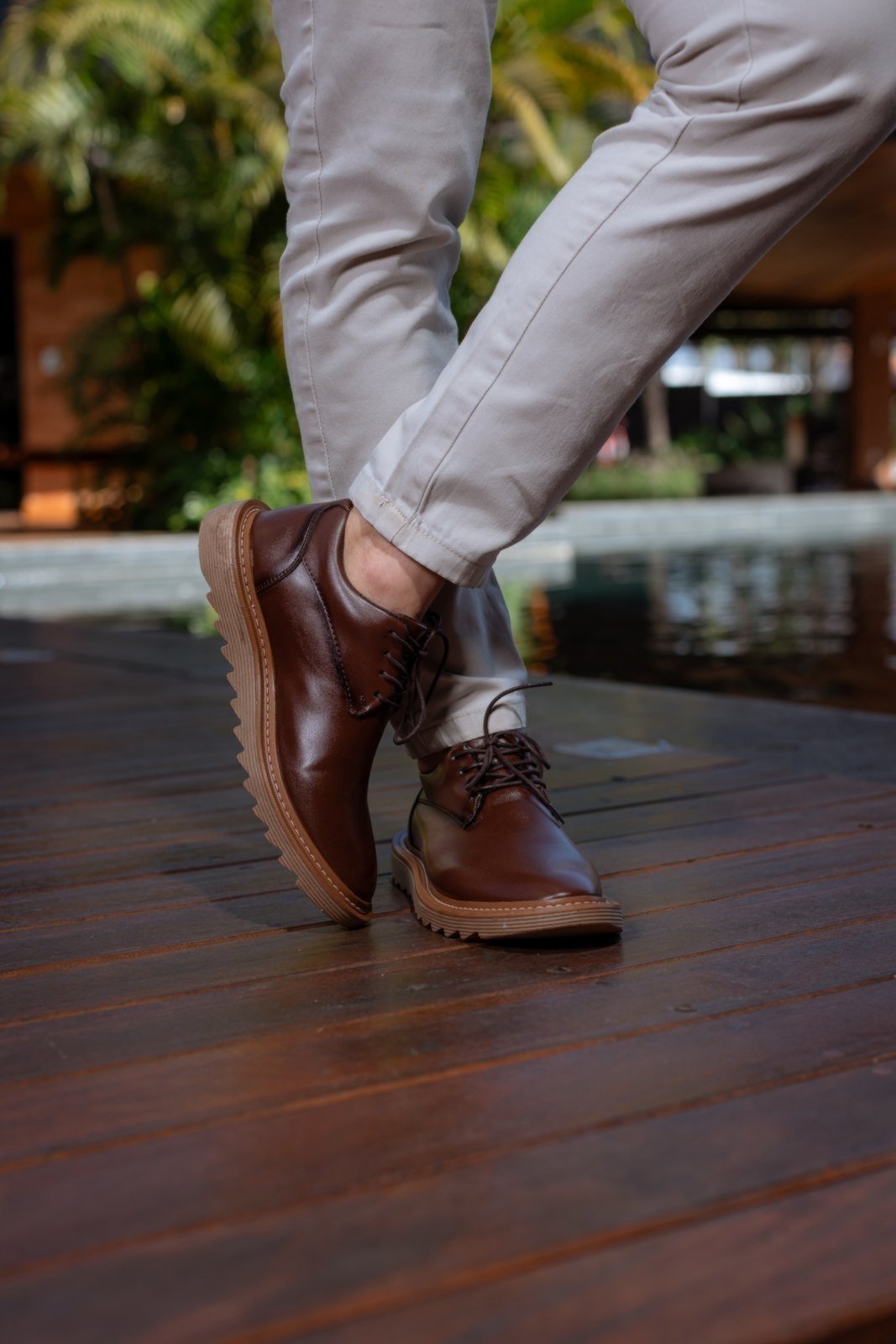 Sapato Social Oxford Luca Tratorado Confortável Masculino Social Brogue