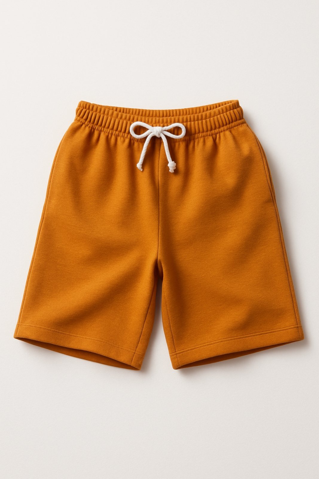 Vista 2 Infantil - Bermuda Moletinho Masculina Marrom com Cardaço Babei no Look unico Babei no Look unico