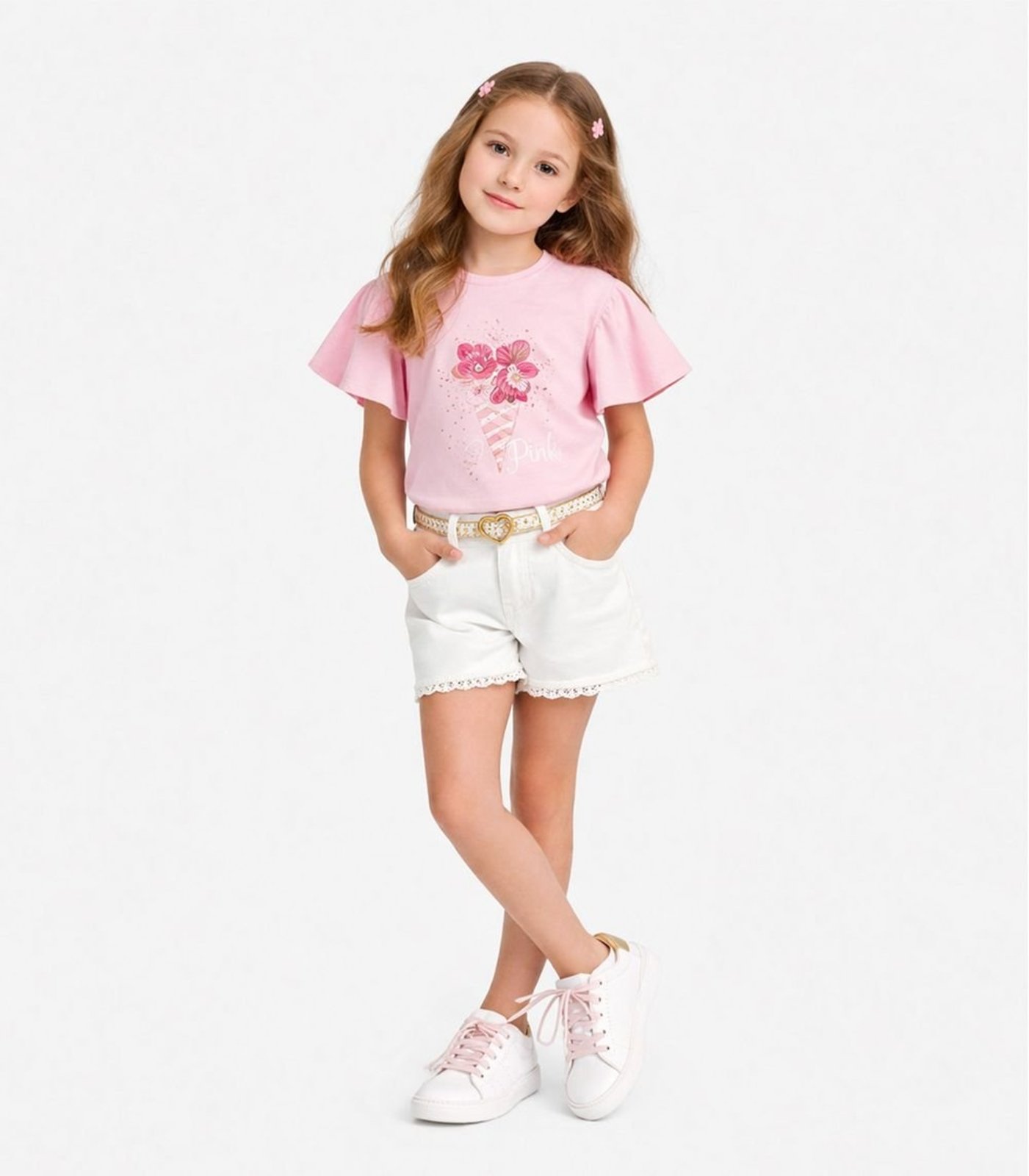 Infantil - Blusa Feminina Trick Nick Rosa