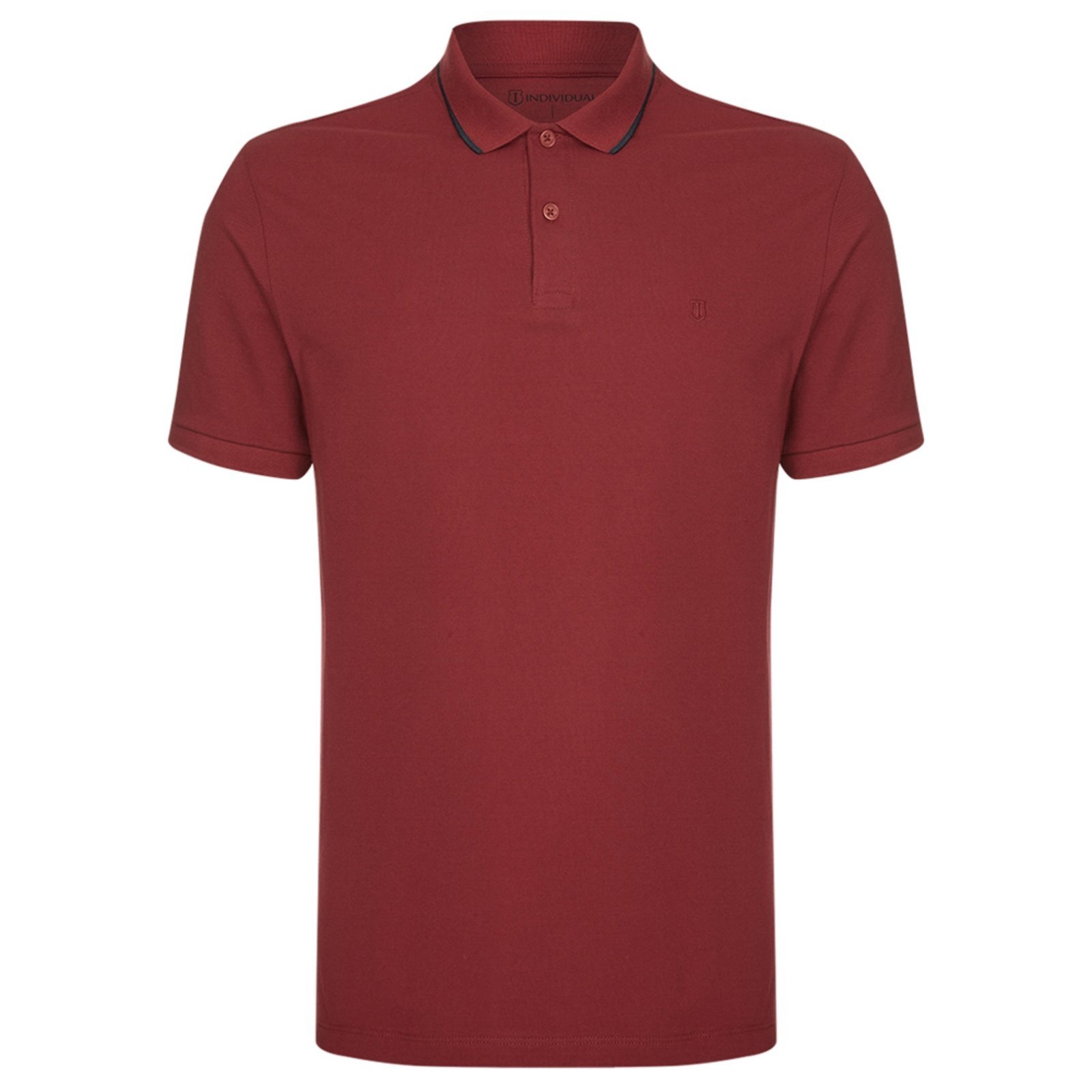 Camisa Polo Individual Basic Slim Ou25 Vermelho Masculino