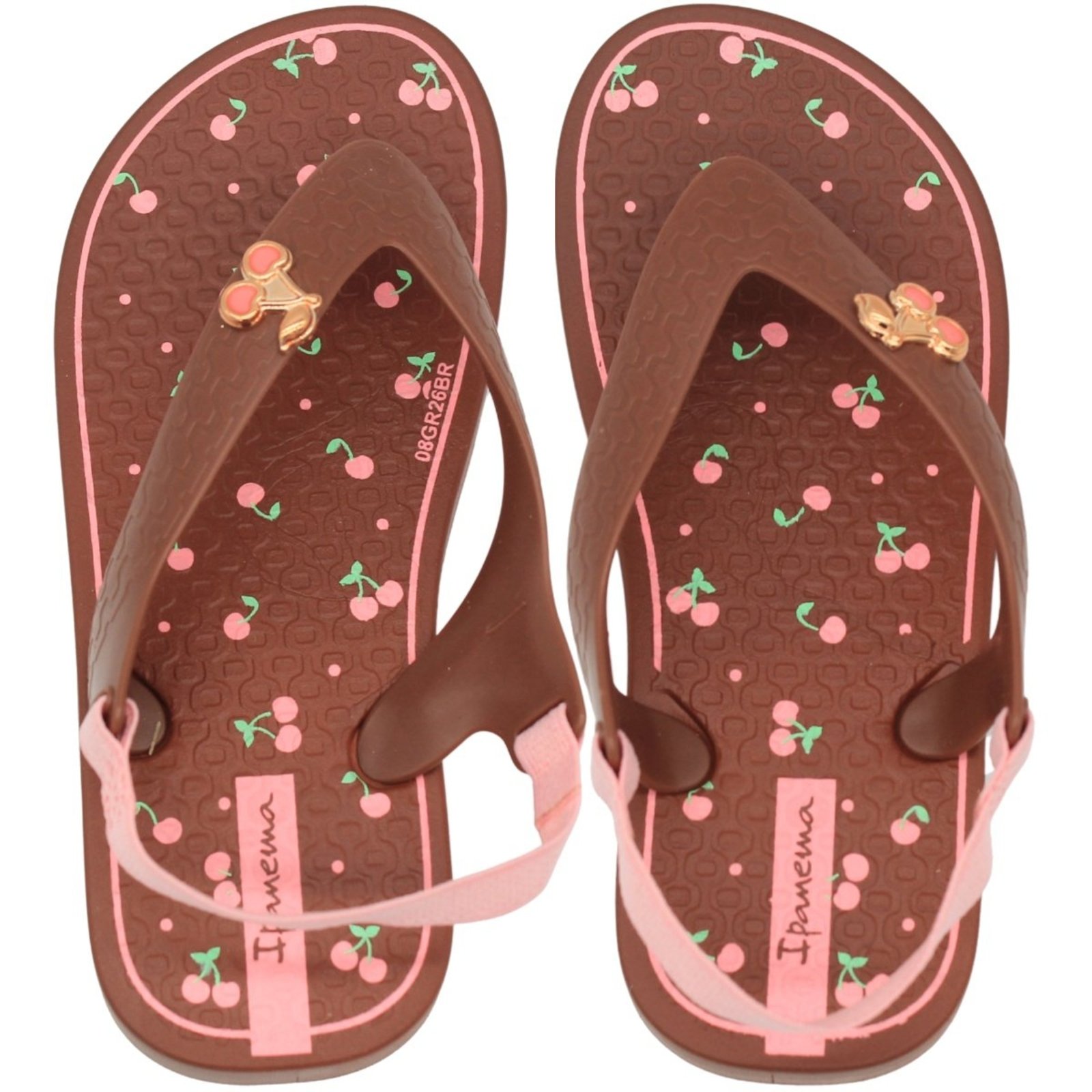 Infantil - Chinelo De Dedo Baby Ipanema Fashion Belle Cerejas Menina
