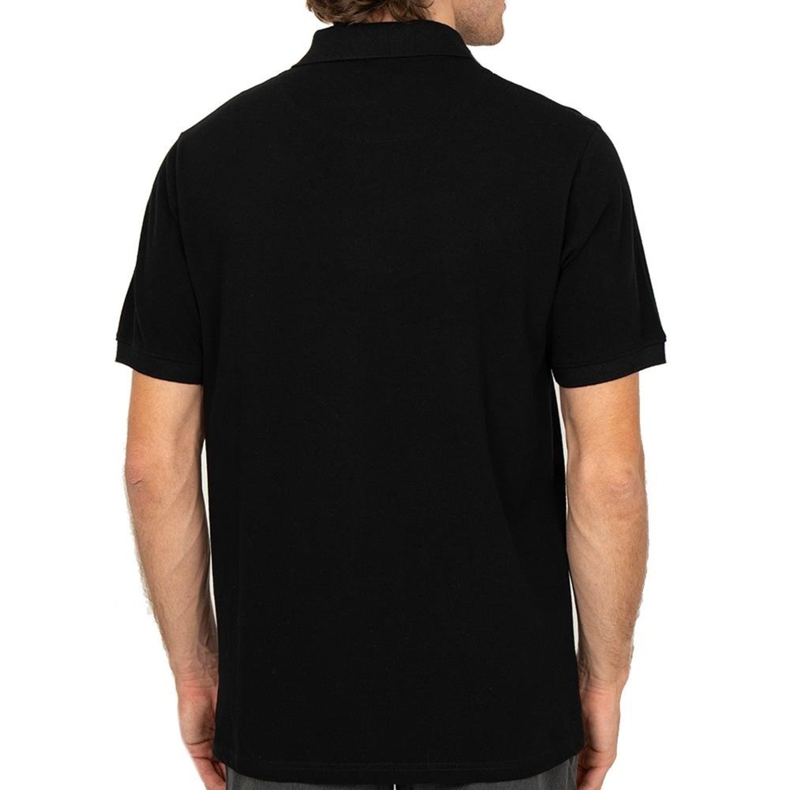 Camisa Quiksilver Polo Loia Embroidery SM26 Masculina Preto