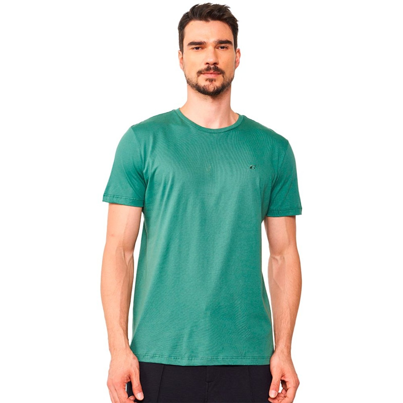 Vista 2 Camiseta Colcci Ve25 Crowd Flower Masculino verde Colcci verde