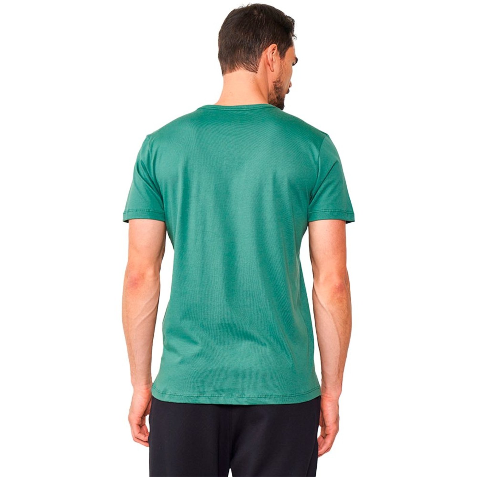 Vista 3 Camiseta Colcci Ve25 Crowd Flower Masculino verde Colcci verde