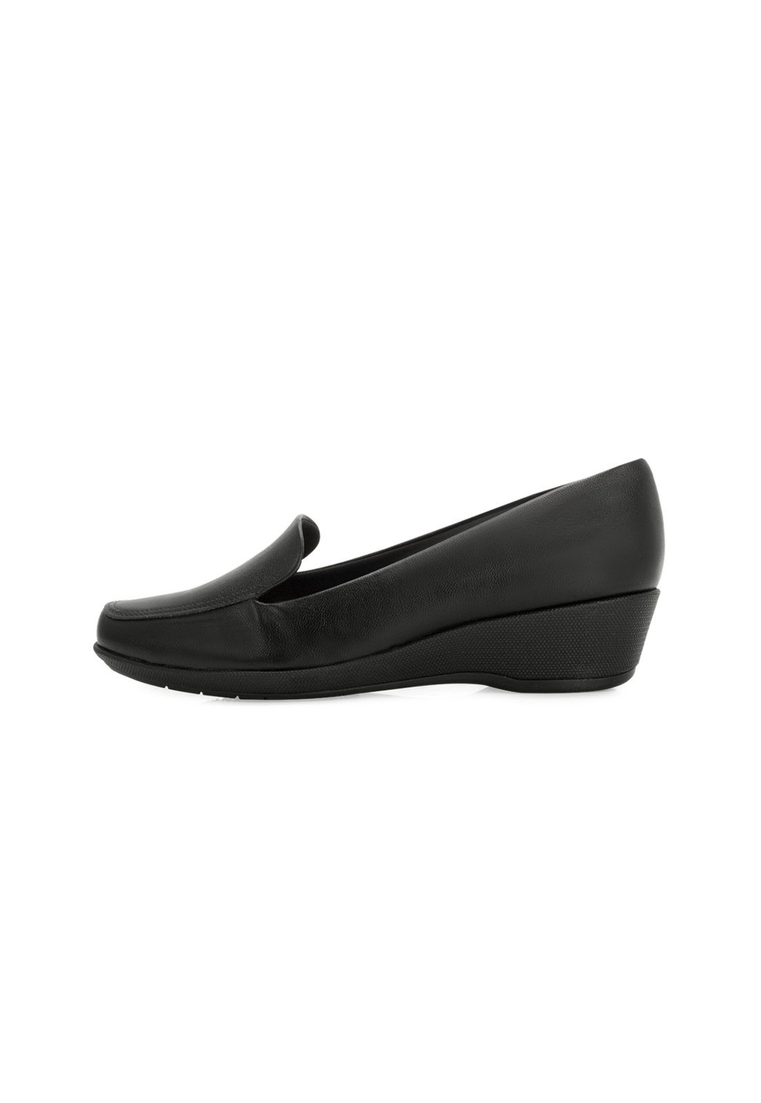 Vista 3 Sapato Anabela Piccadilly e Meia PD25-14313 preto Piccadilly preto