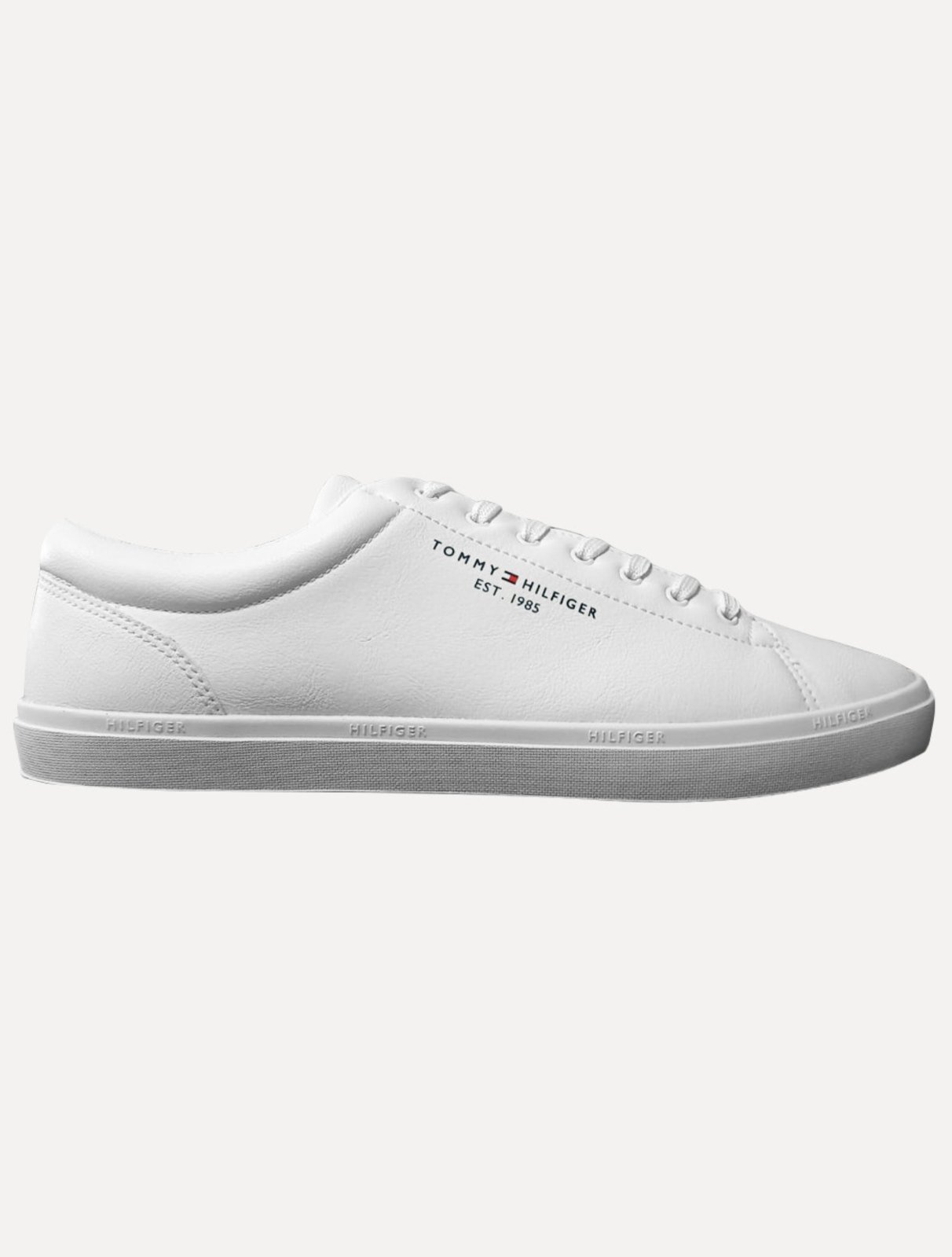 Tênis Tommy Hilfiger Masculino Couro Harrison 5D5 Branco