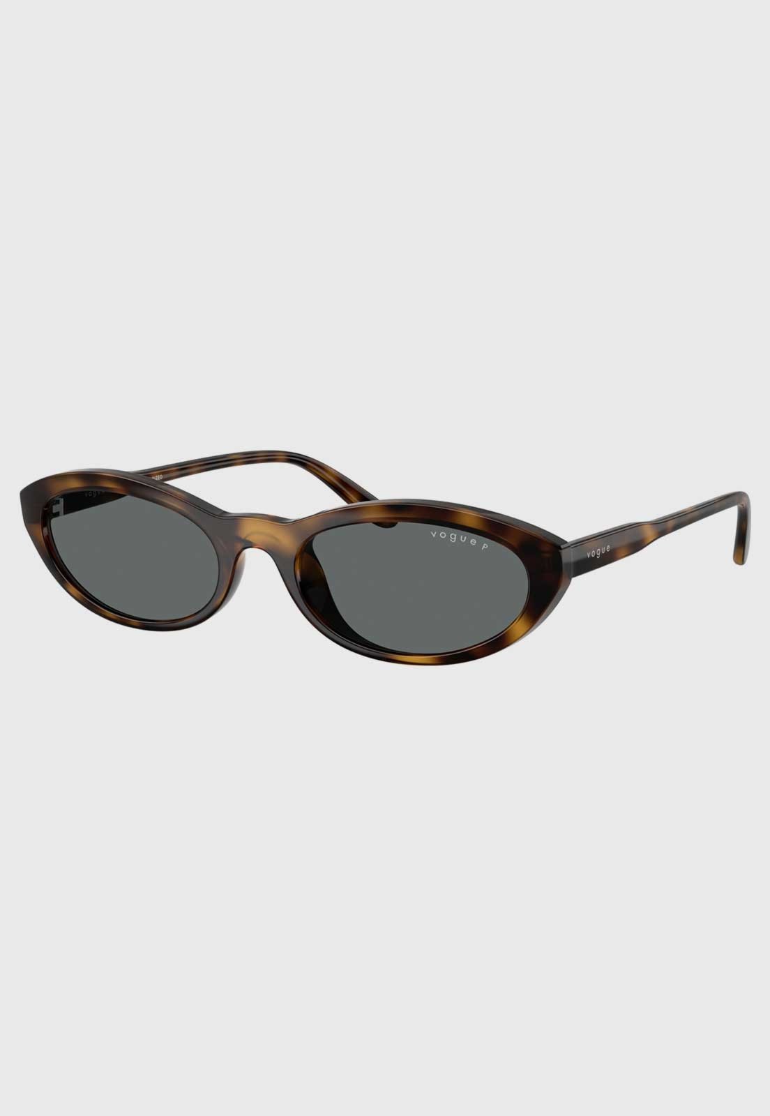 Óculos de Sol Vogue Oval Tartaruga Marrom