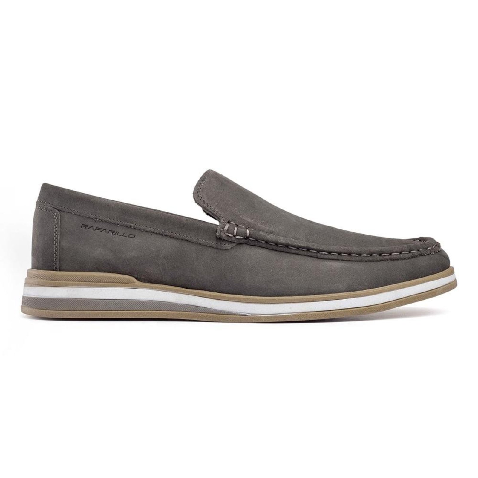 Mocassim Trento Masculino Rafarillo Casual Confortavel Cinza
