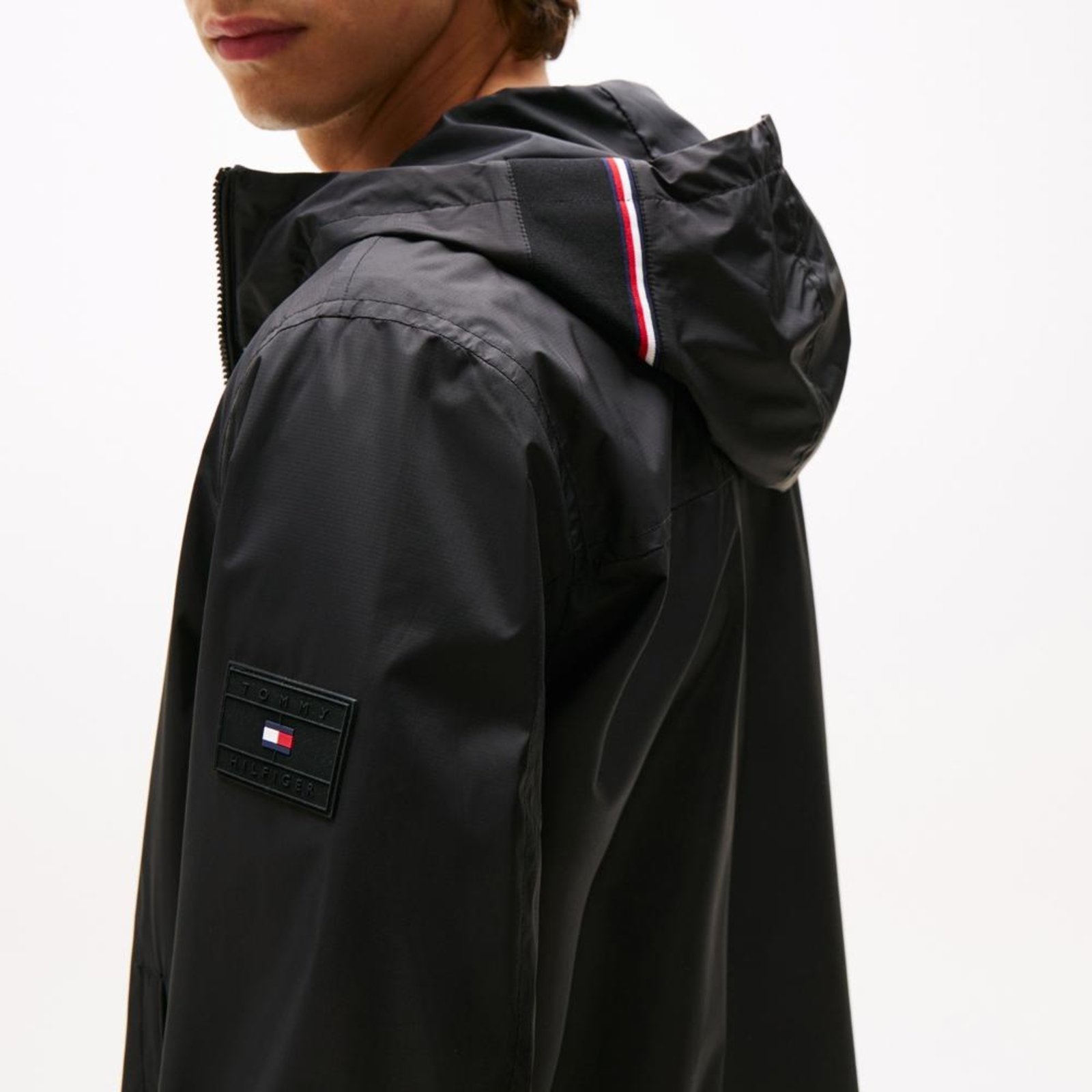 Vista 3 Jaqueta Ripstop Com Capuz - G Tommy Hilfiger preto Tommy Hilfiger preto