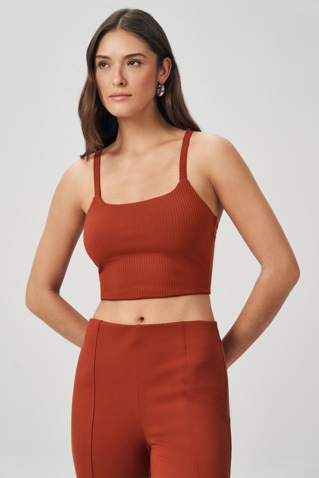 Top Canelado Feminino Acostamento