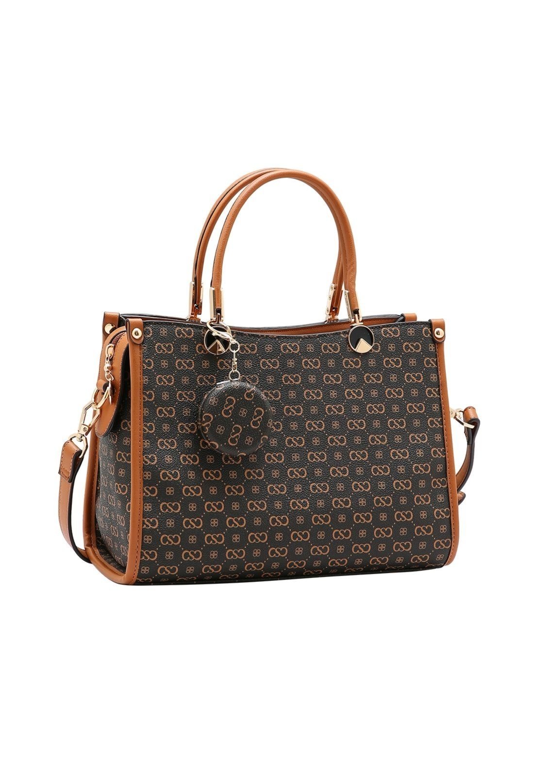 Bolsa Feminina Chenson Monograma Elegance 3485410 Café