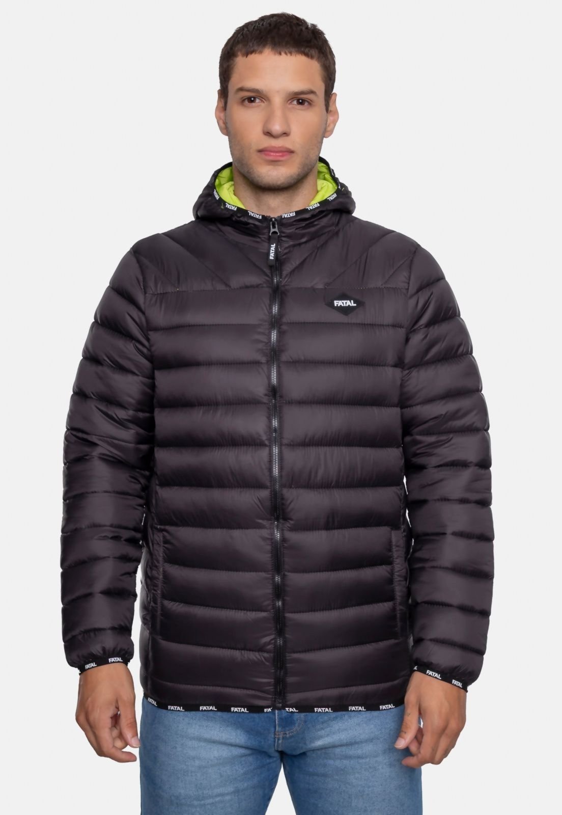Jaqueta Fatal Bomber Preta