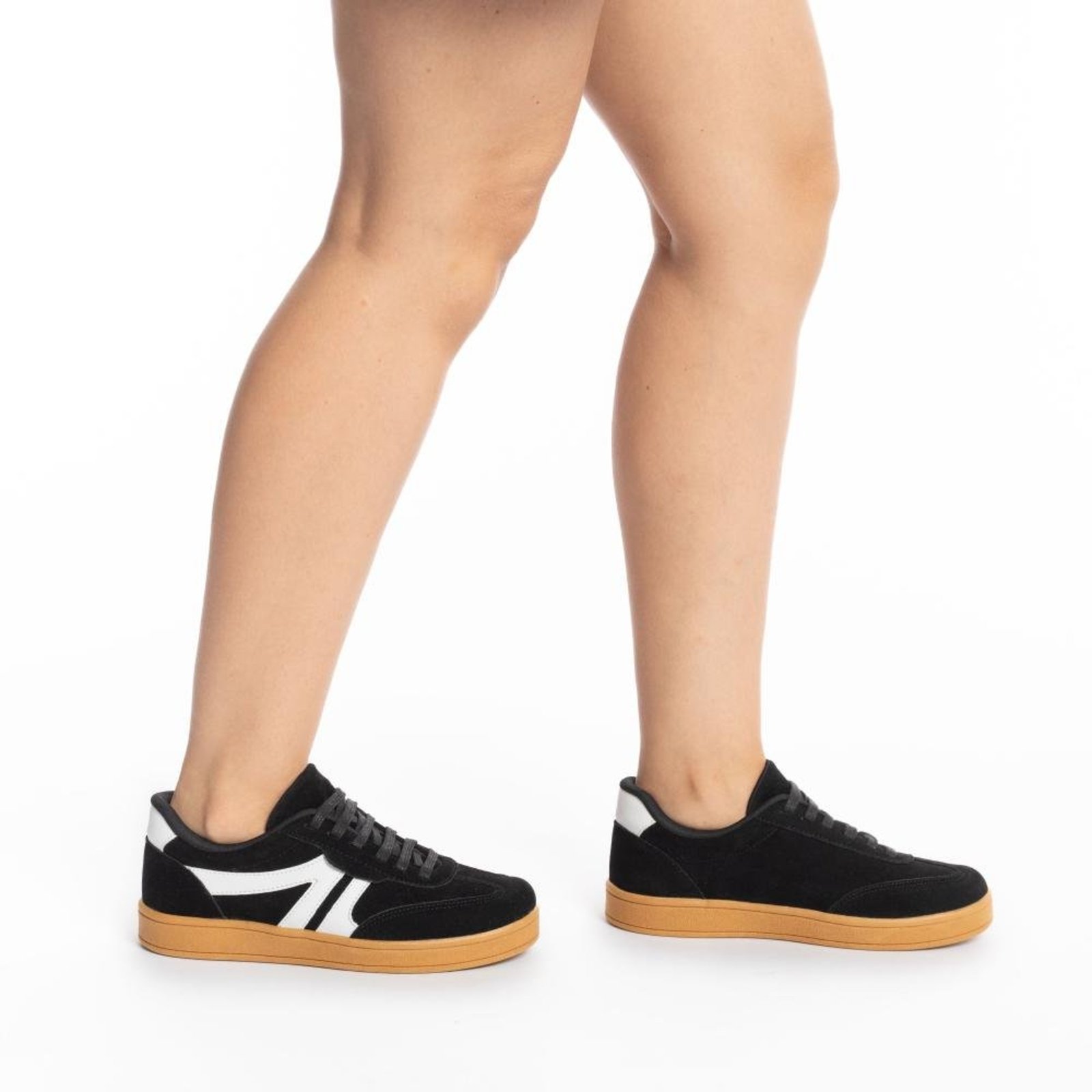 Tênis Done Head Streetwear Casual Feminino Preto