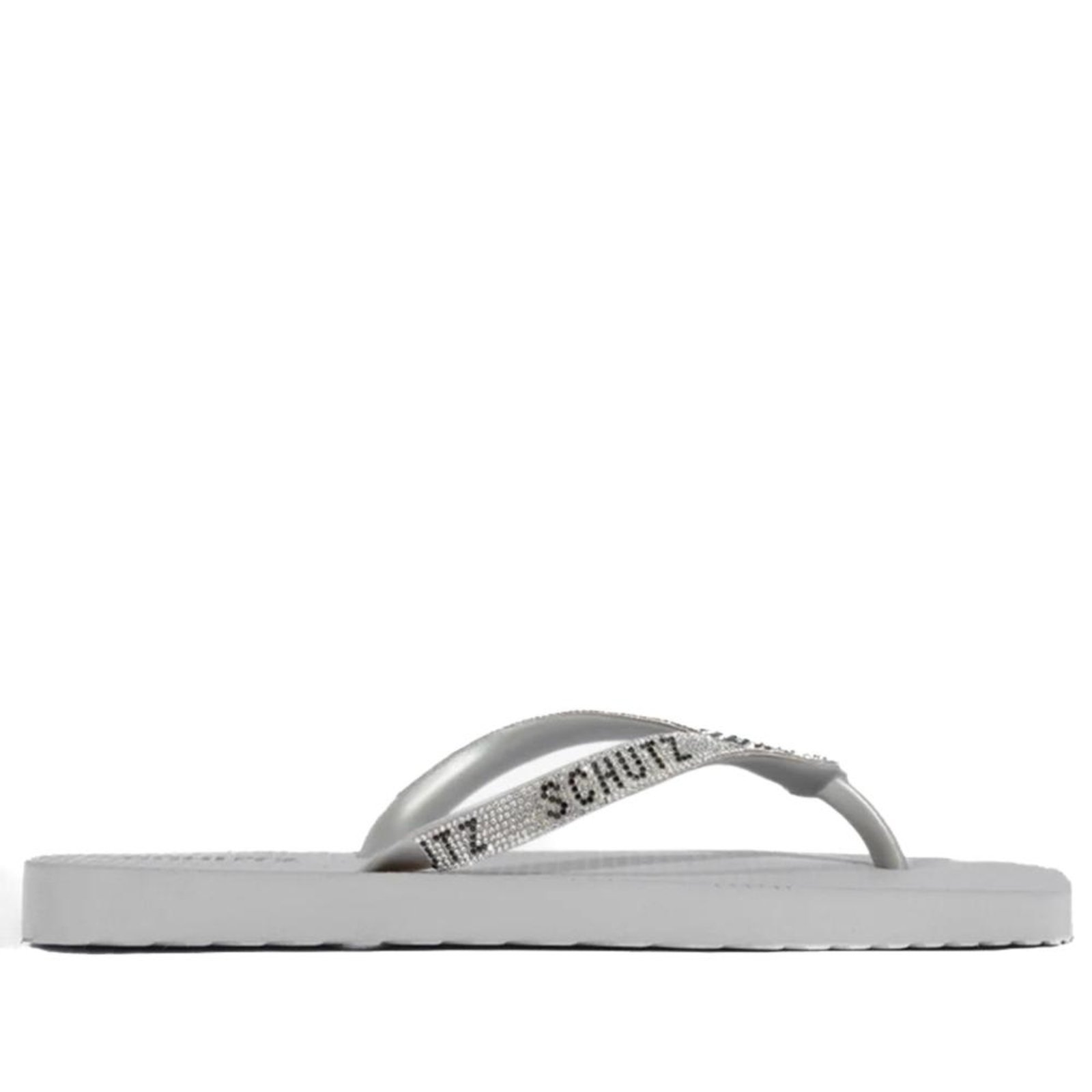 Chinelo Feminino Schutz S222960011 Prata Prata
