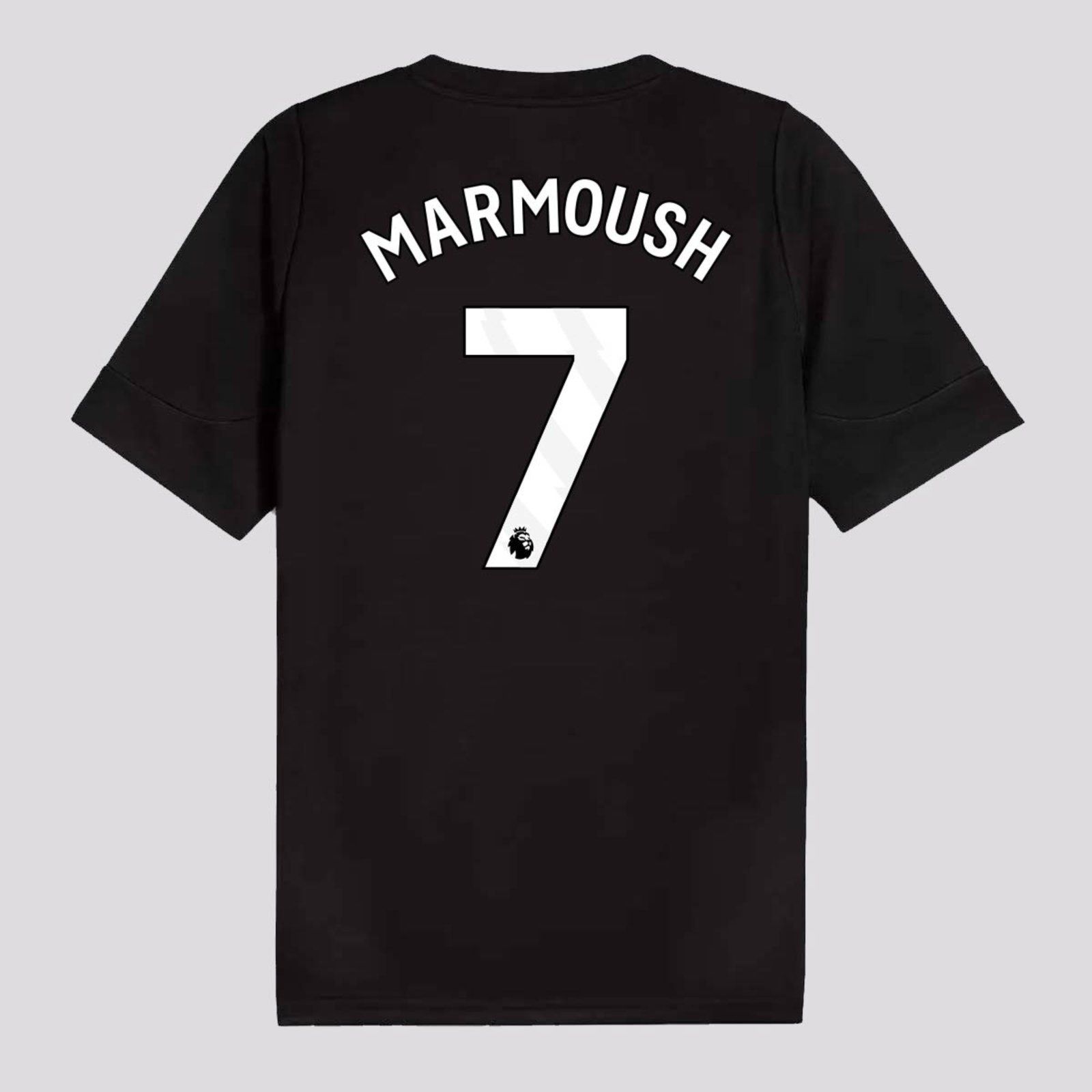 Camisa Puma Manchester City Treino 2026 Preta 7 Marmoush