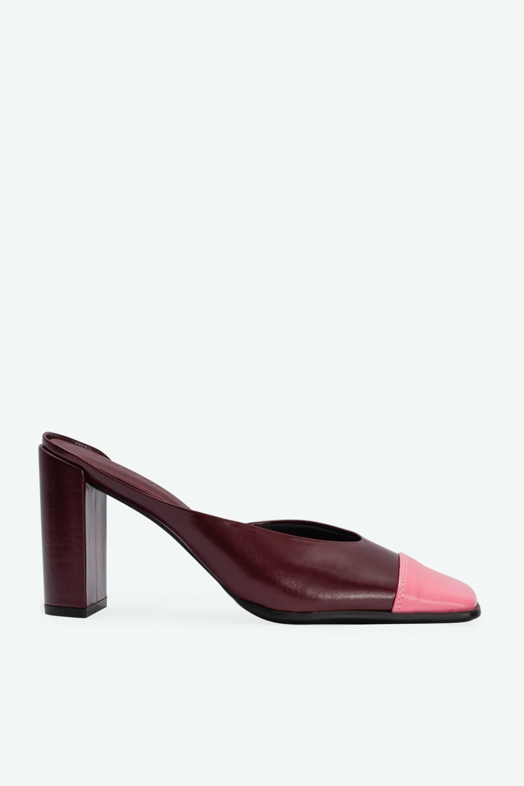 Mule Cap Toe Dora Bordô Suzana Santos
