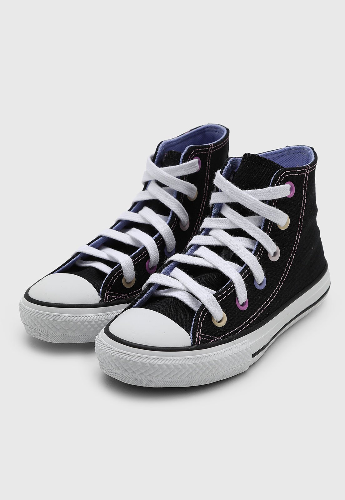 Infantil - Tênis Converse Chuck Taylor All Star Cano Alto Preto