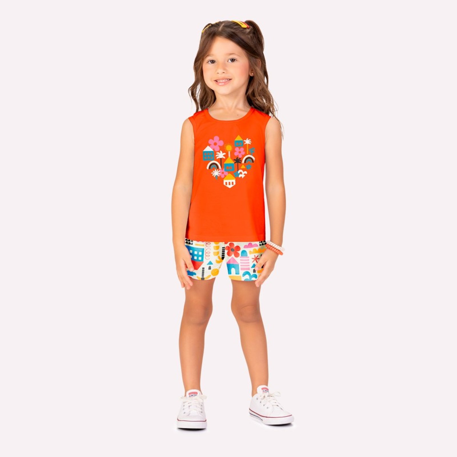 Infantil - Conjunto Menina Coração Kyly