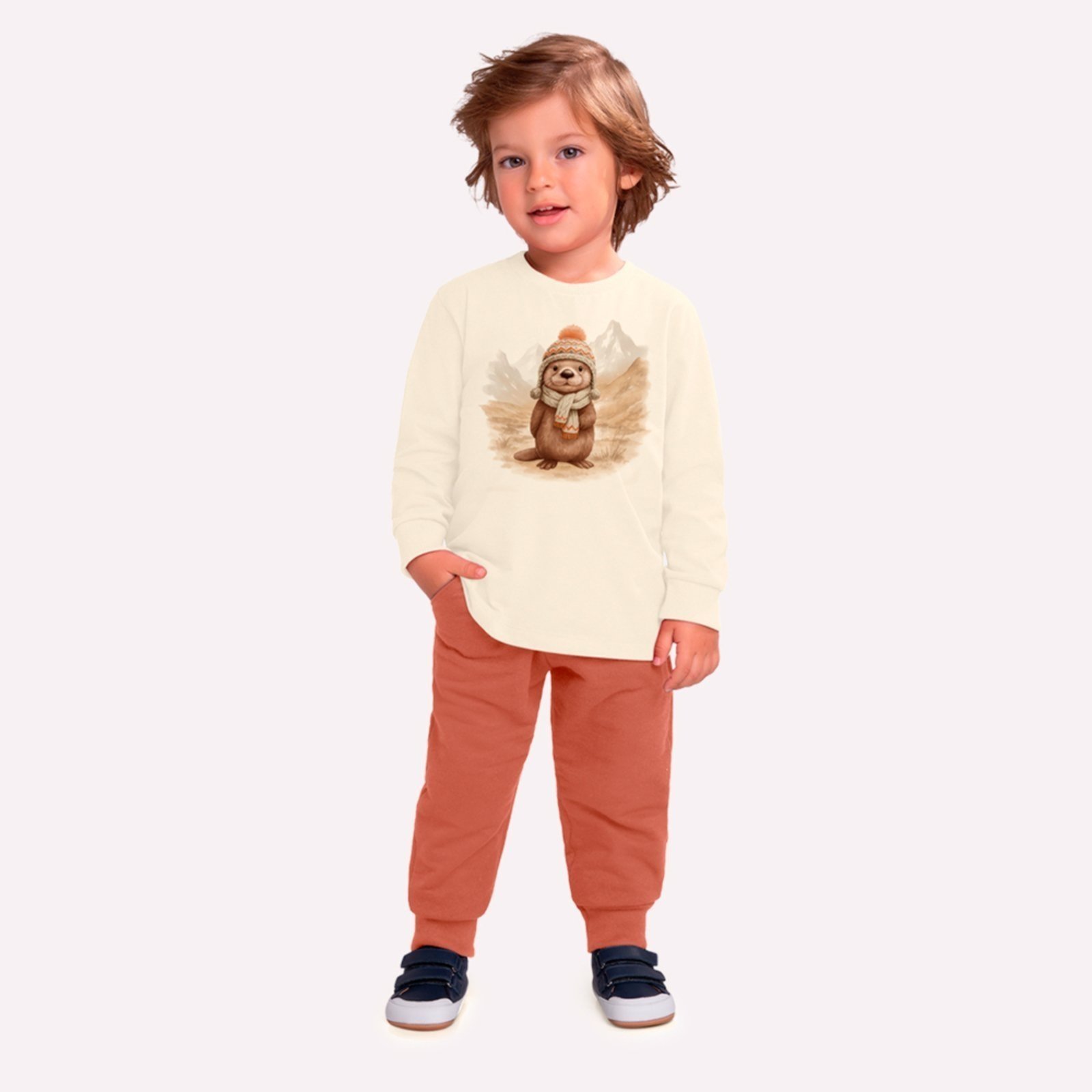 Infantil - Conjunto Menino Lontra Milon