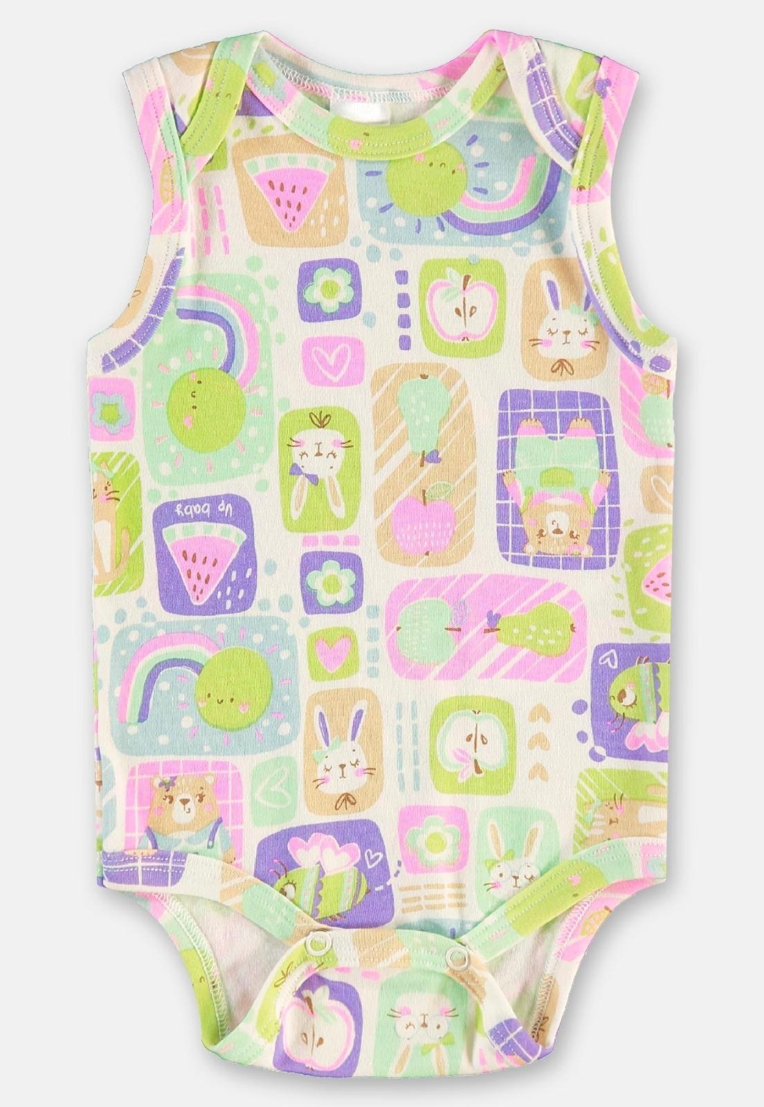 Infantil - Body Regata Suedine Up Baby Bege