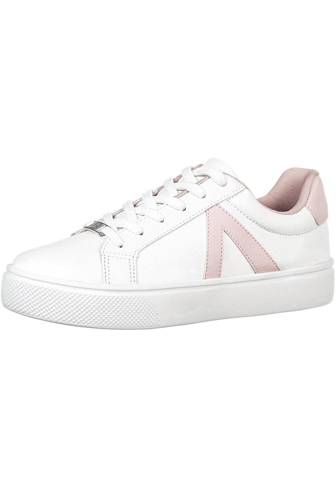 Vista 3 Tênis Feminino Branco Casual Clássico Detalhe Lateral Gigil dourado Gigil dourado