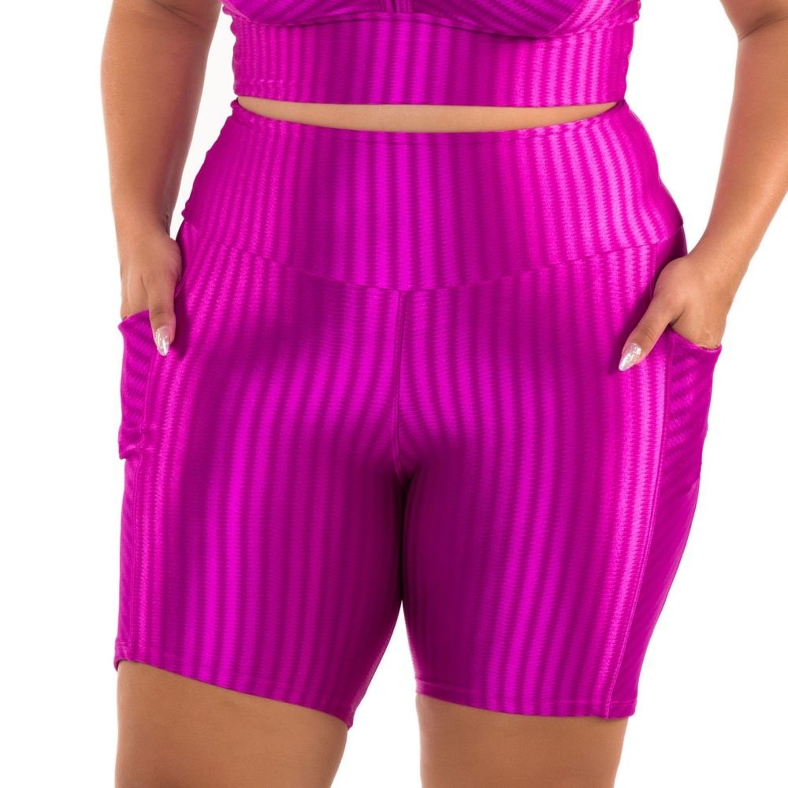Short Ikat Fúcsia Gaia Donna Carioca