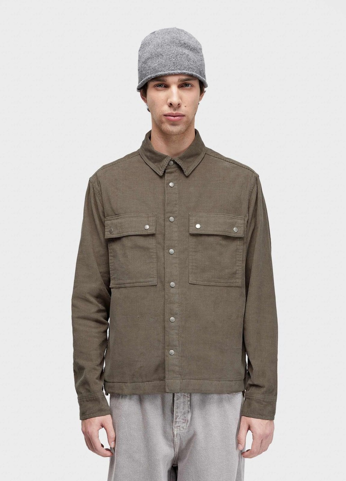 Overshirt corduroy boxed thin OSKLEN