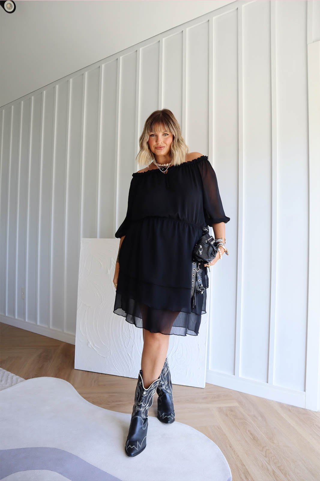 Vestido In Love Curto Ariana Preto