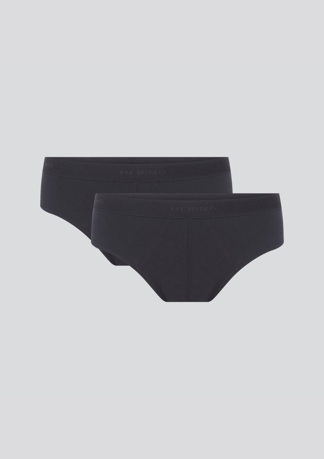 Kit Hering 2 Cuecas Slip Com Elástico Personalizado Preto