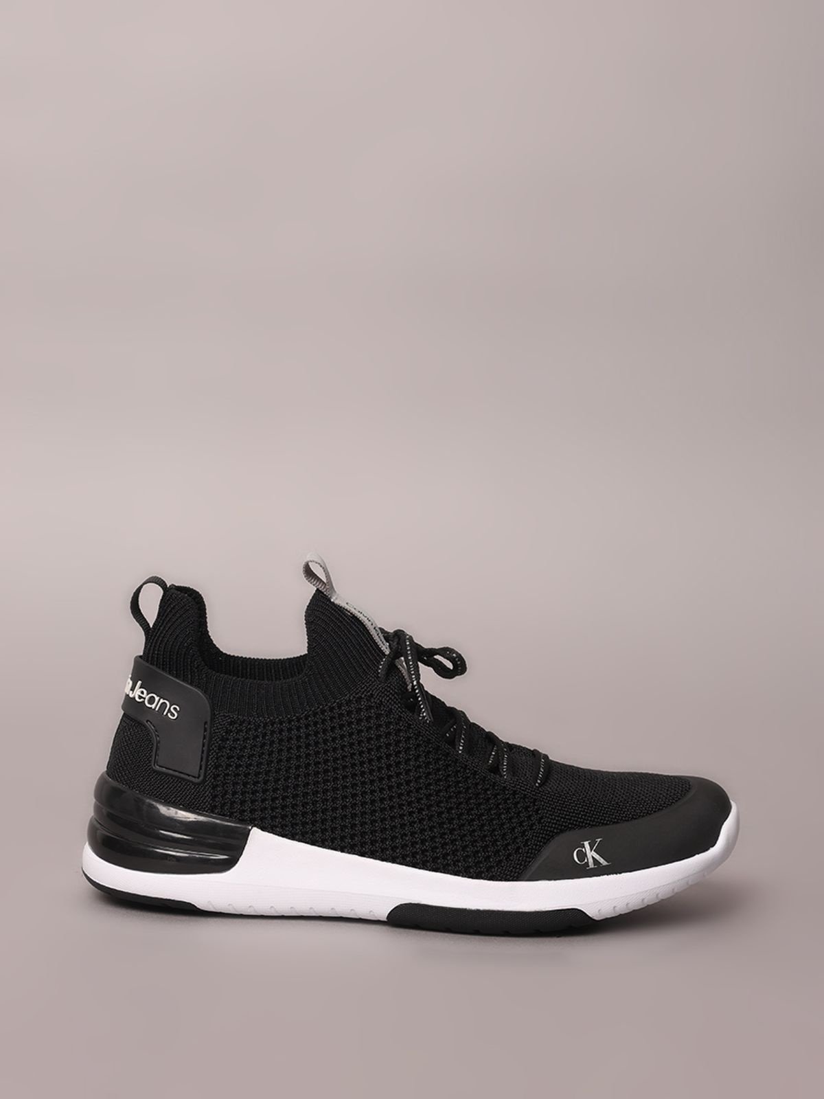 Tenis Calvin Klein Jeans Air Knitting - Preto Calvin Klein Jeans