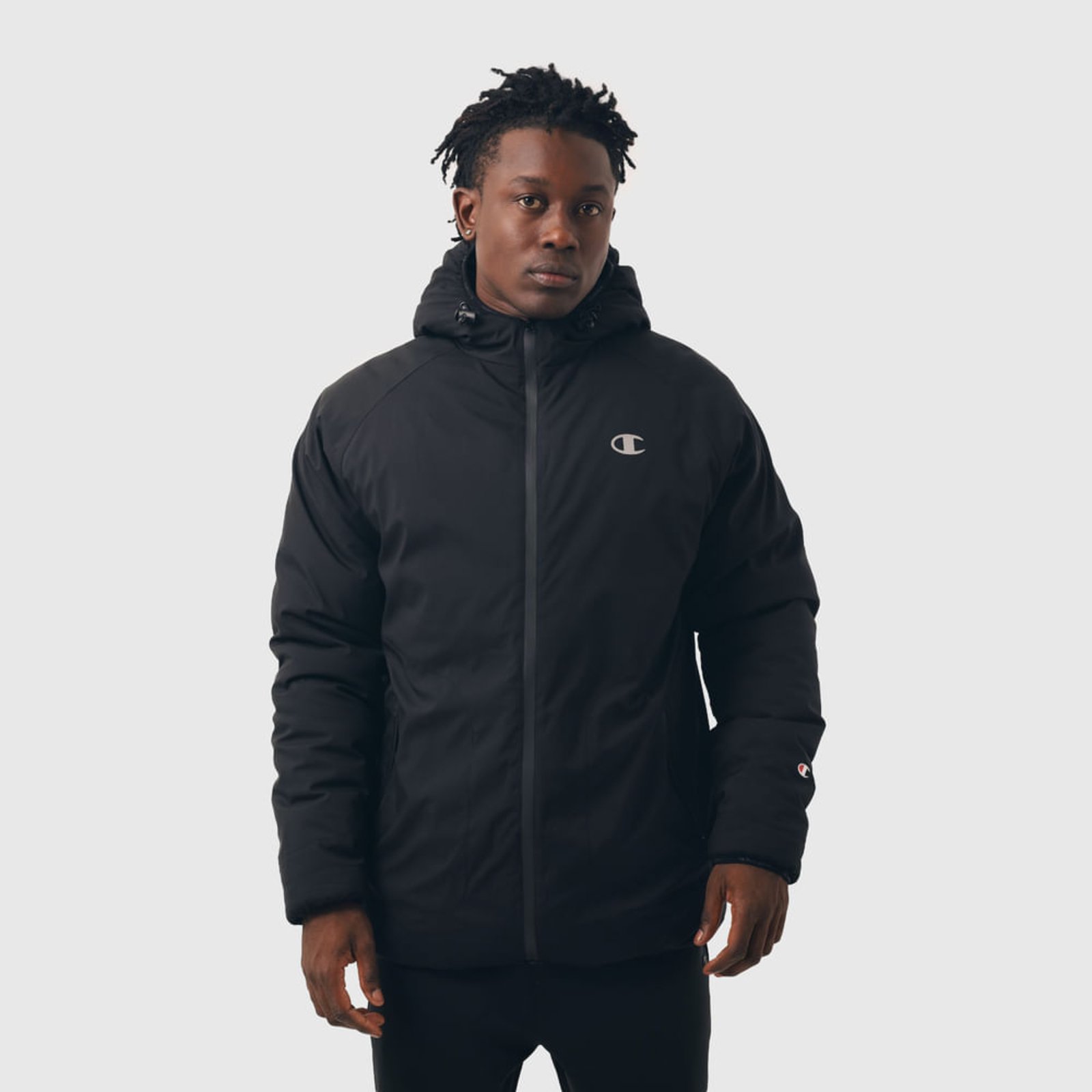Jaqueta Champion Active Tech Jacket Puffer C Logo