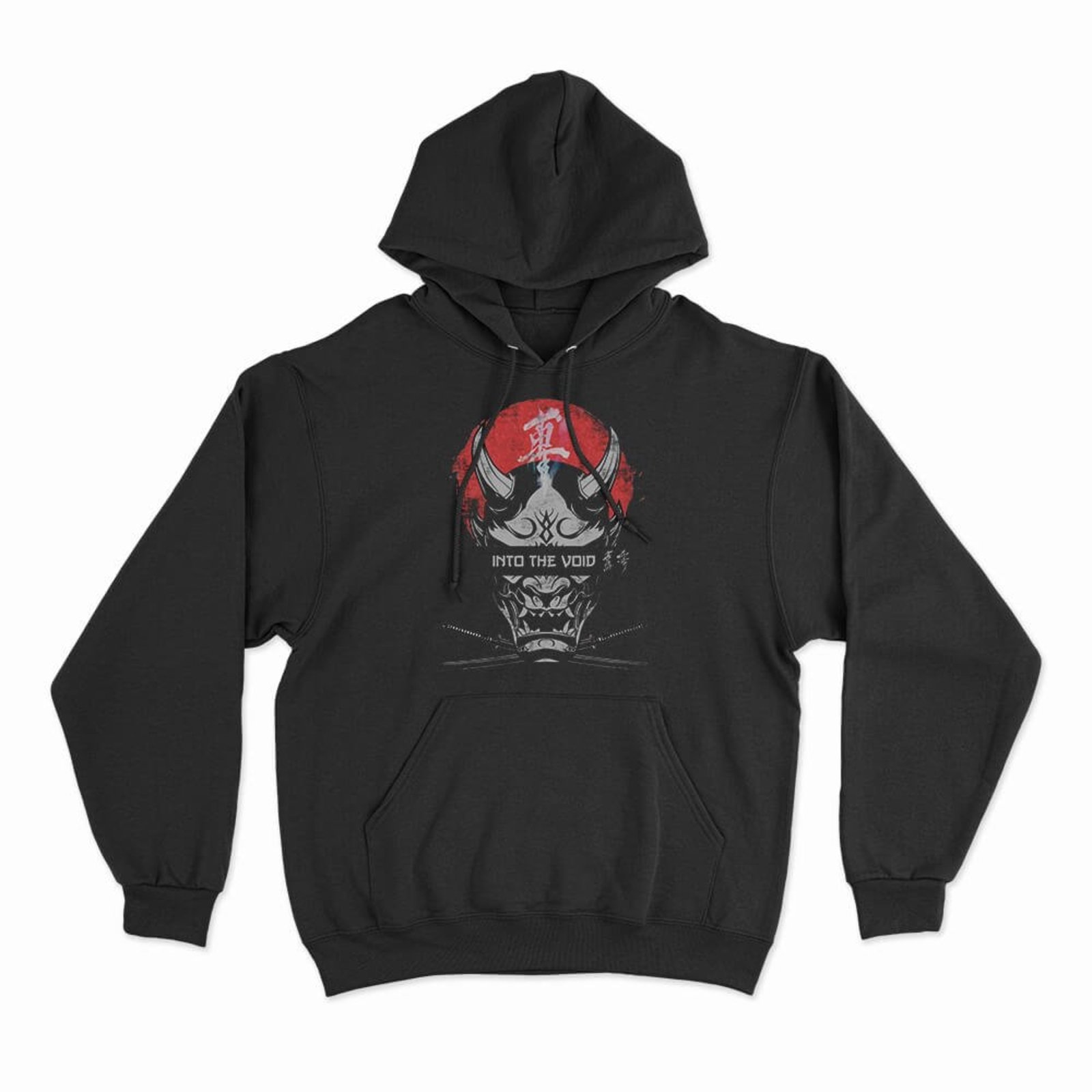 Moletom Com Capuz Hannya Into The Void - Preto - Casual - Studio Geek