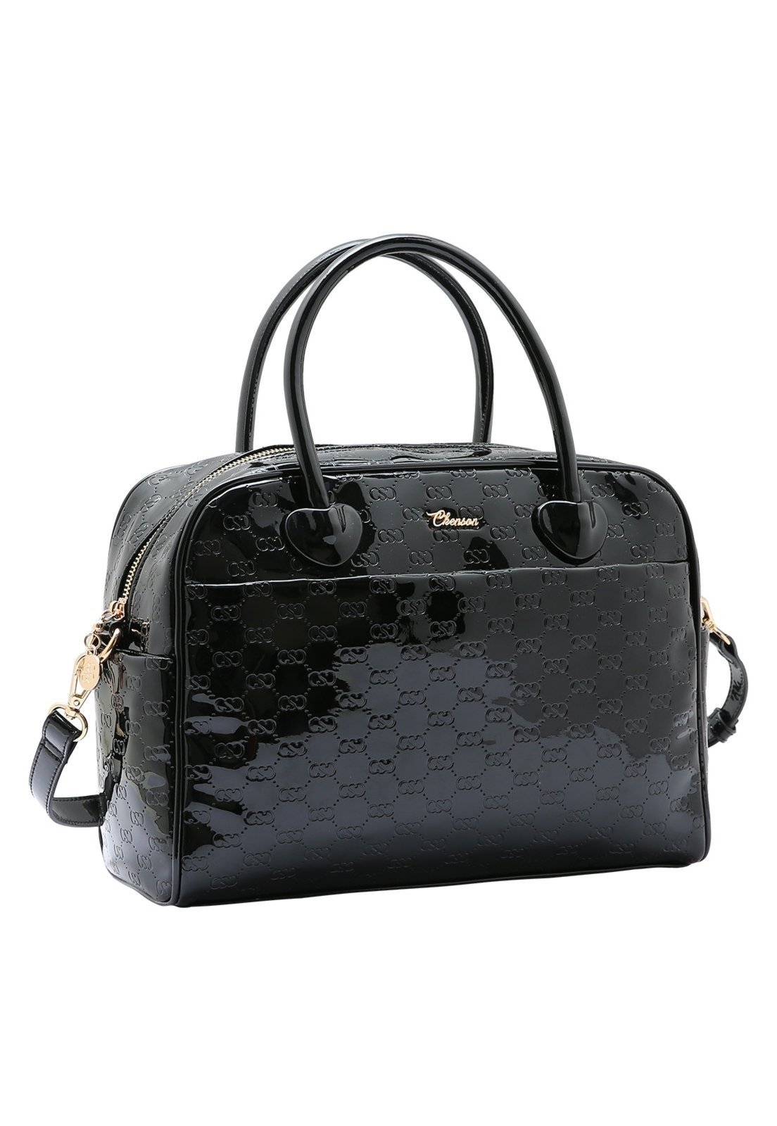 Bolsa Feminina Chenson Original Mini Logo Verniz Mão 3485035