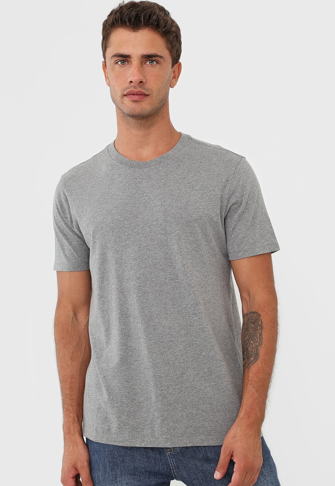 Camiseta GAP Basic Cinza