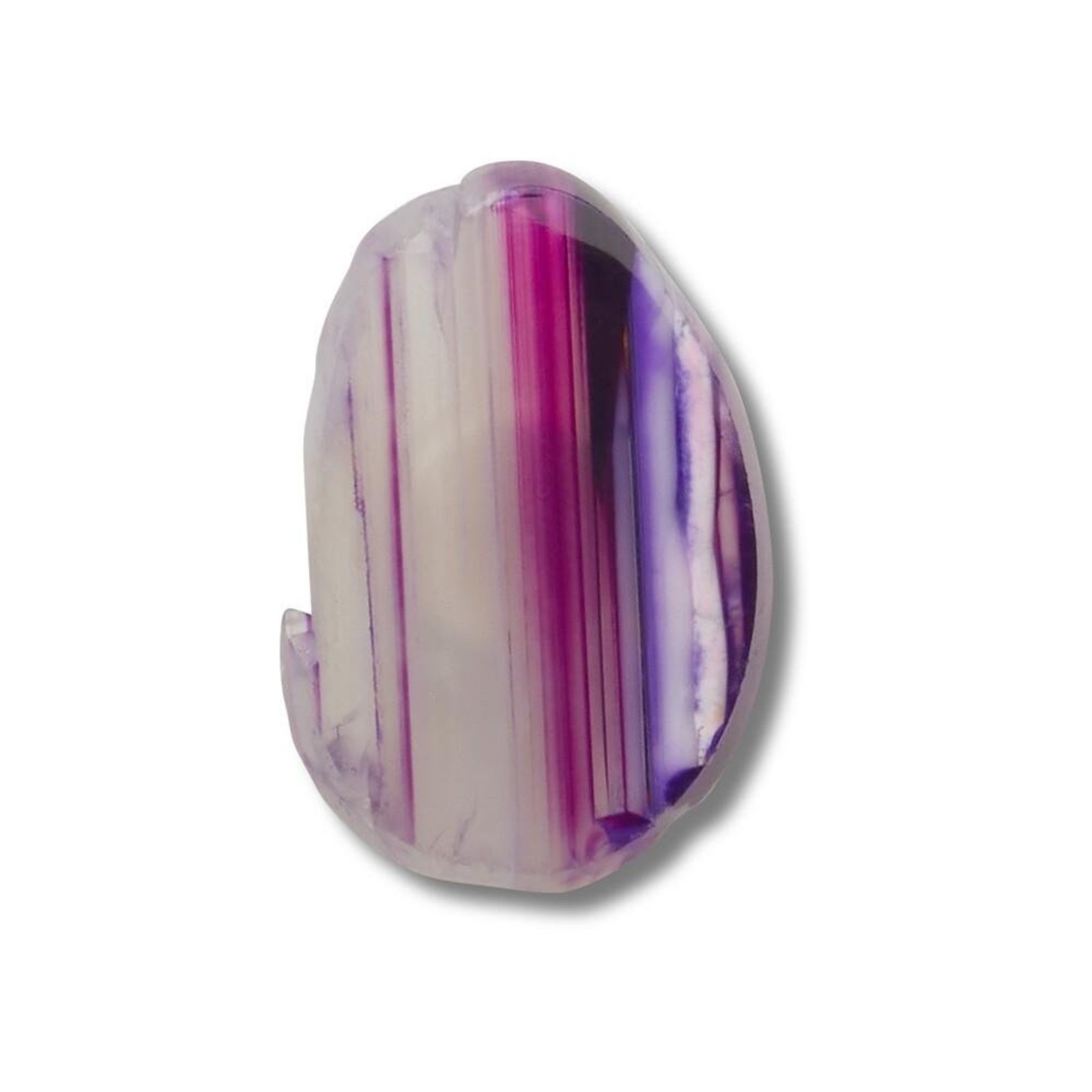 Infantil - Jibbitz™ Pedra Roxa UNICO Branco
