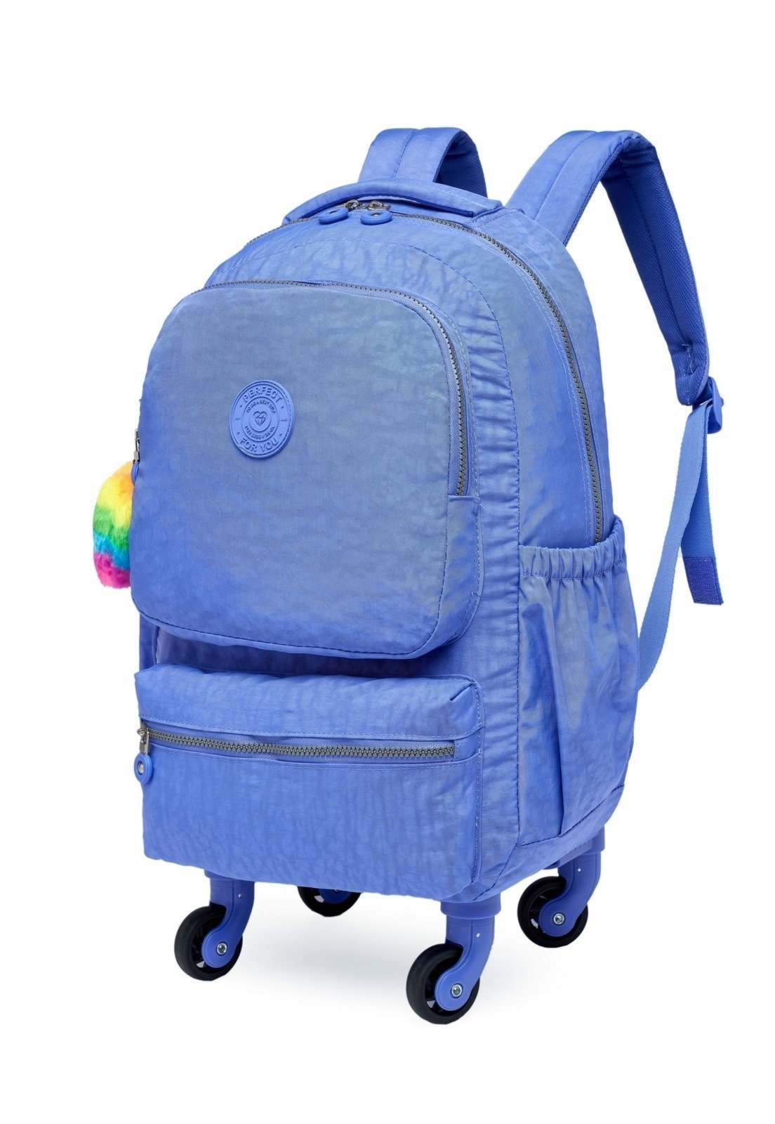 Vista 3 Infantil - Kit Menina Mochila Estojo Lancheira Reforçada Perfect For You roxo Perfect For You roxo