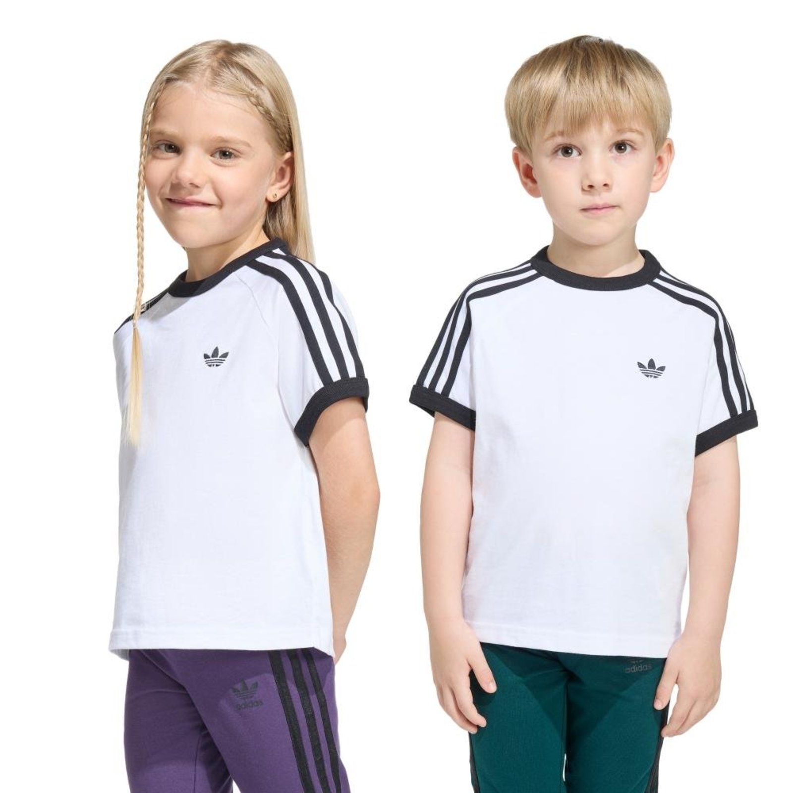 Infantil - Camiseta 3 Listras adidas Originals Branco