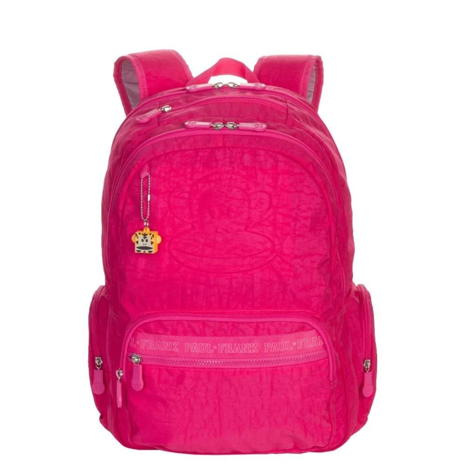 Vista 2 Infantil - Mochila Sestini 2 Compartimentos Paul Frank T03 Rosa incolor rosa Sestini incolor rosa