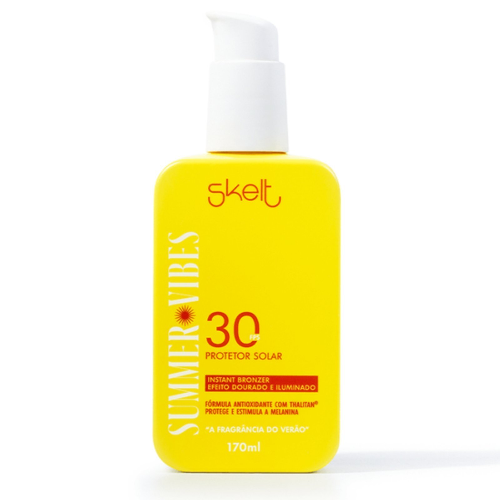 Skelt Protetor Solar Summer Vibes Instant Bronzer 170ml FPS 30