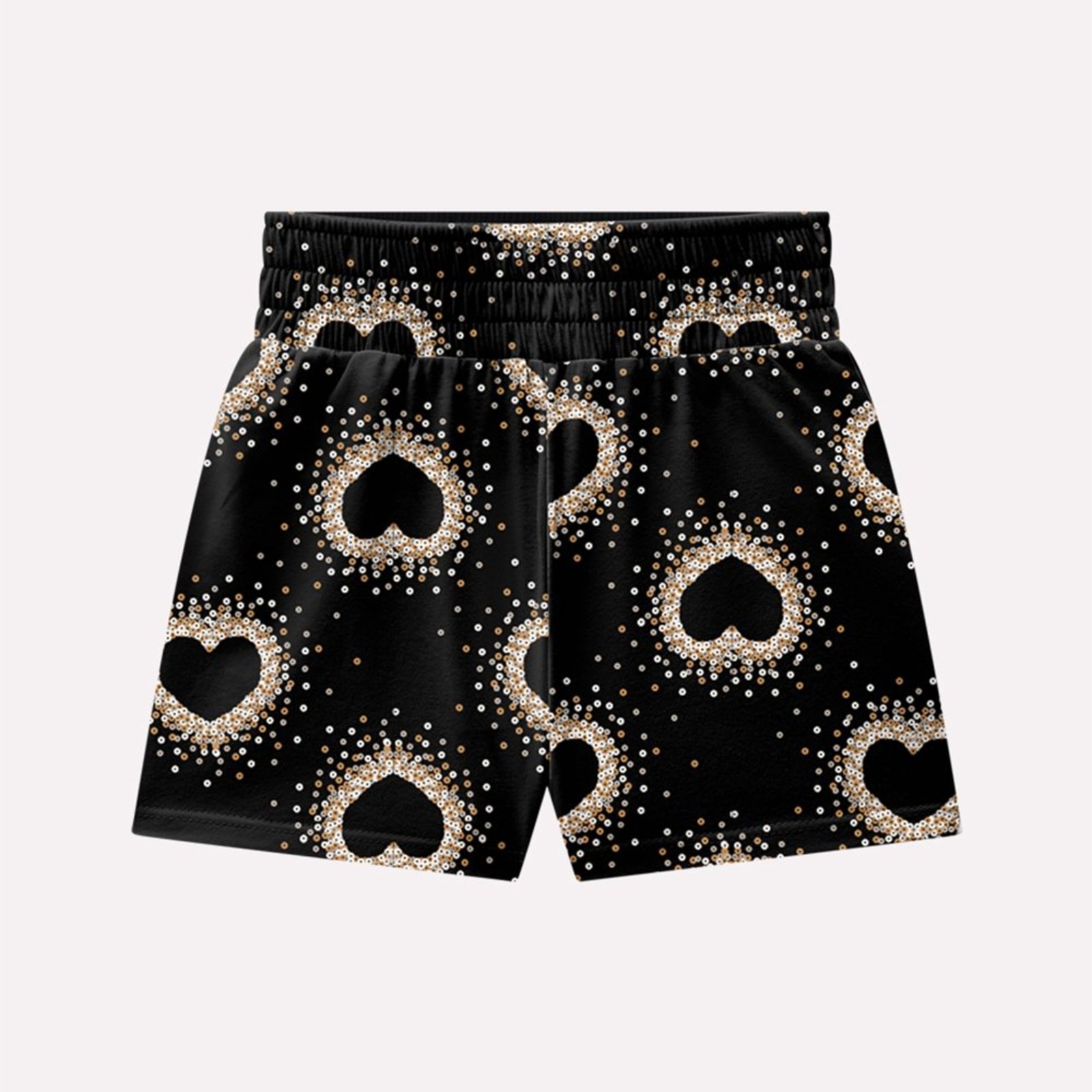 Infantil - Short Menina Corações Kyly