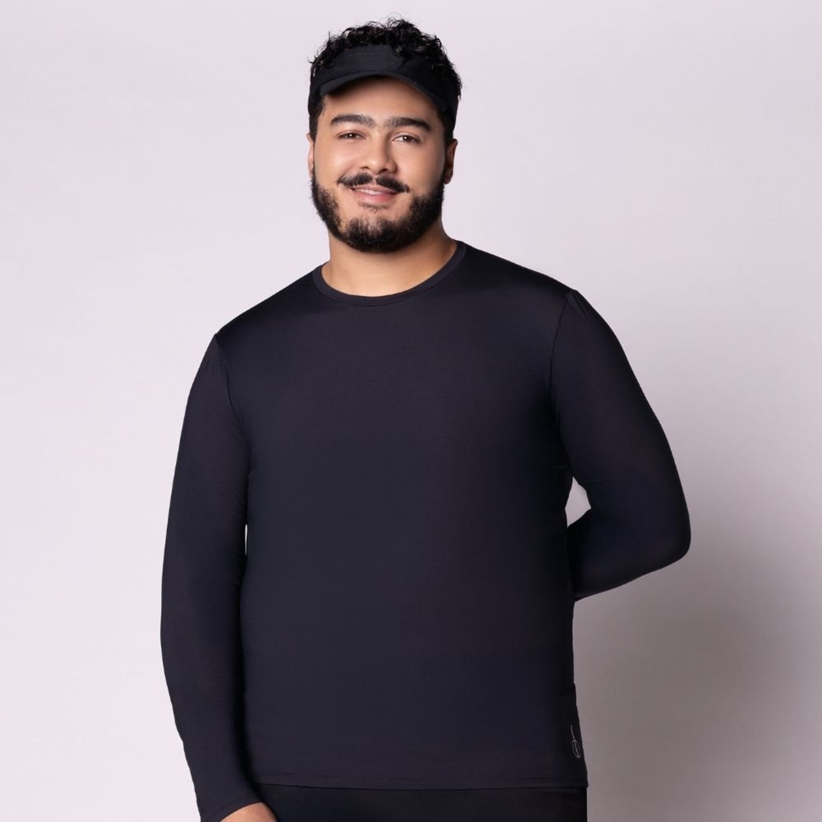 Camiseta Selene Proteção UV50+ Masculina Manga Longa Tamanho Especial