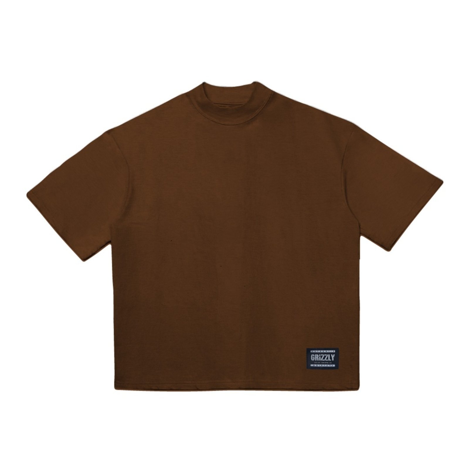 Camiseta Grizzly Blank Oversized Tee - BROWN