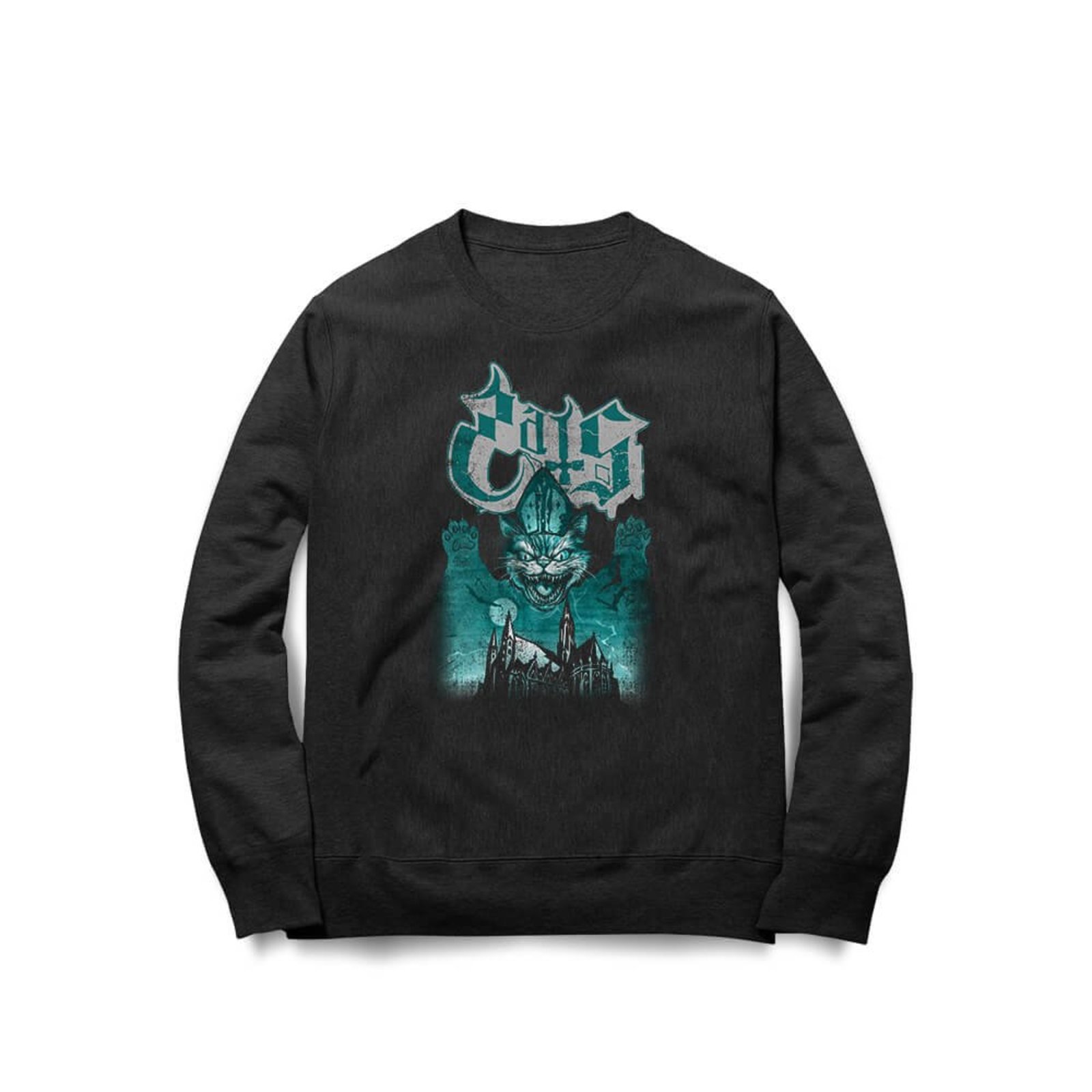 Moletom Cats Ghost - Preto - Casual - Studio Geek