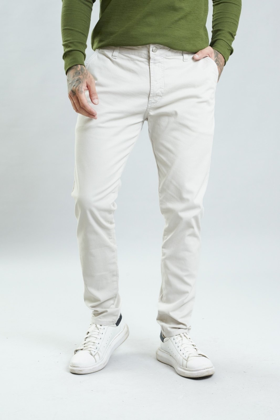 Calça de Sarja Sport Fino Masculina Color Dialogo Jeans