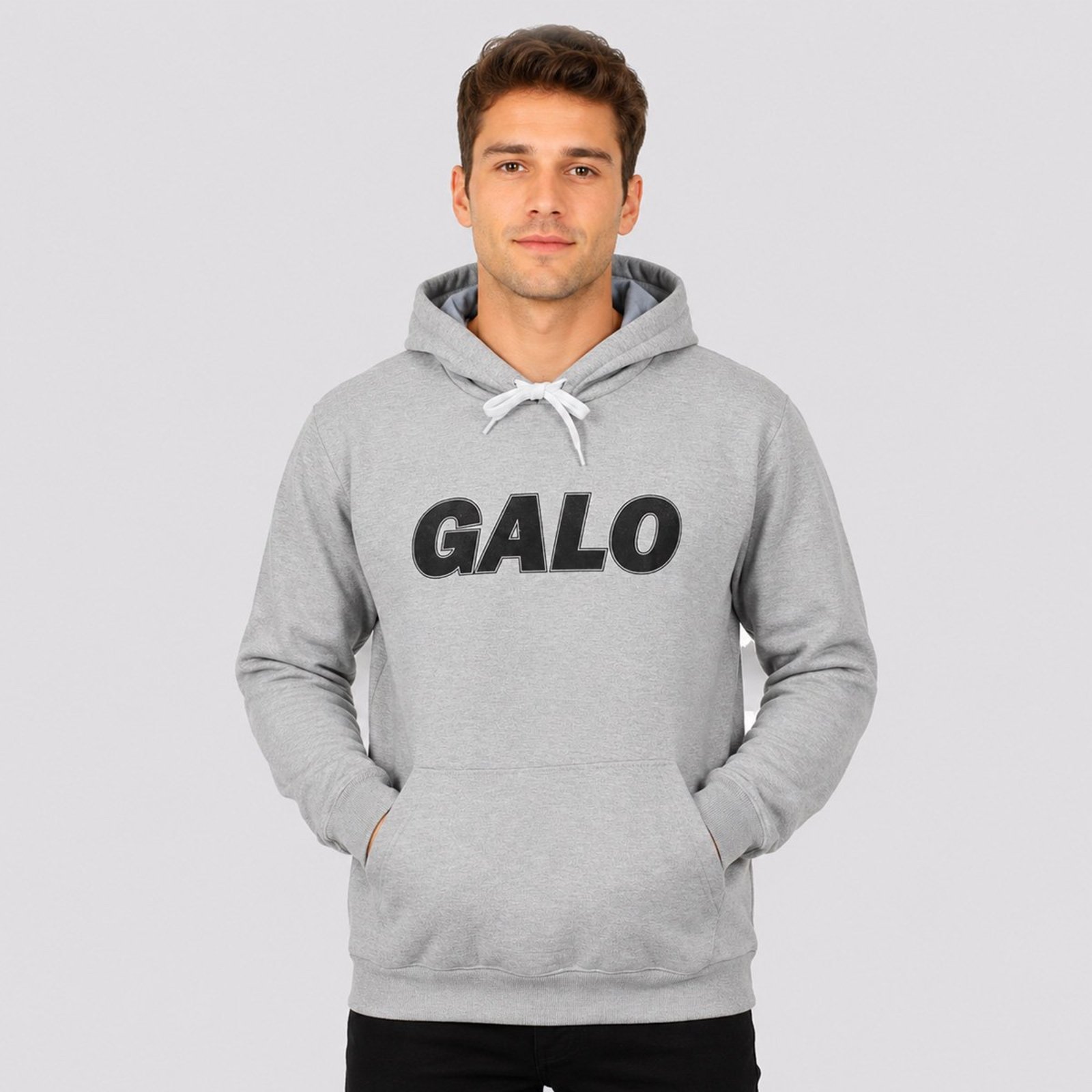 Moletom Atlético Mineiro Galo Cinza