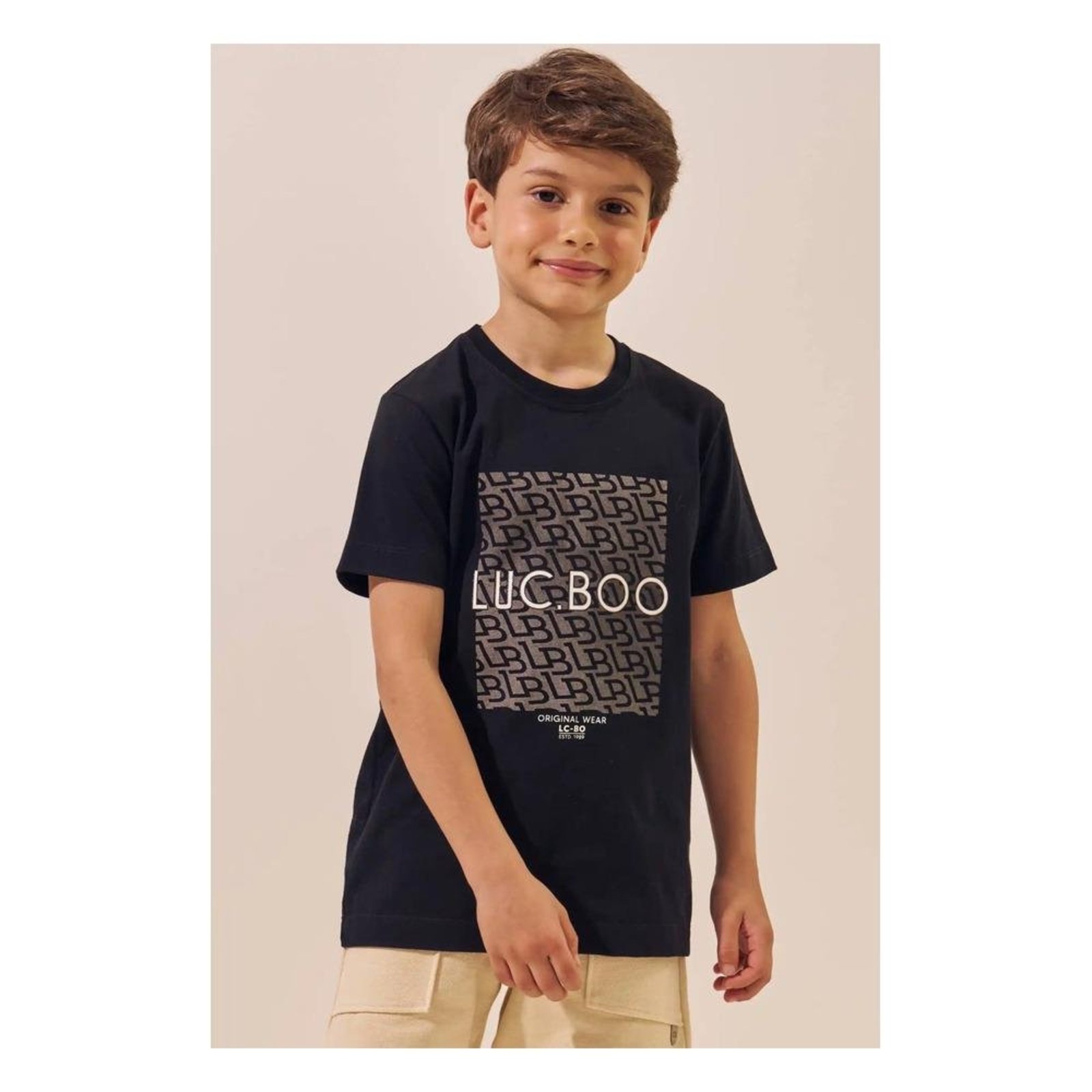 Infantil - Camiseta Menino Preto Lucboo 10 Preto