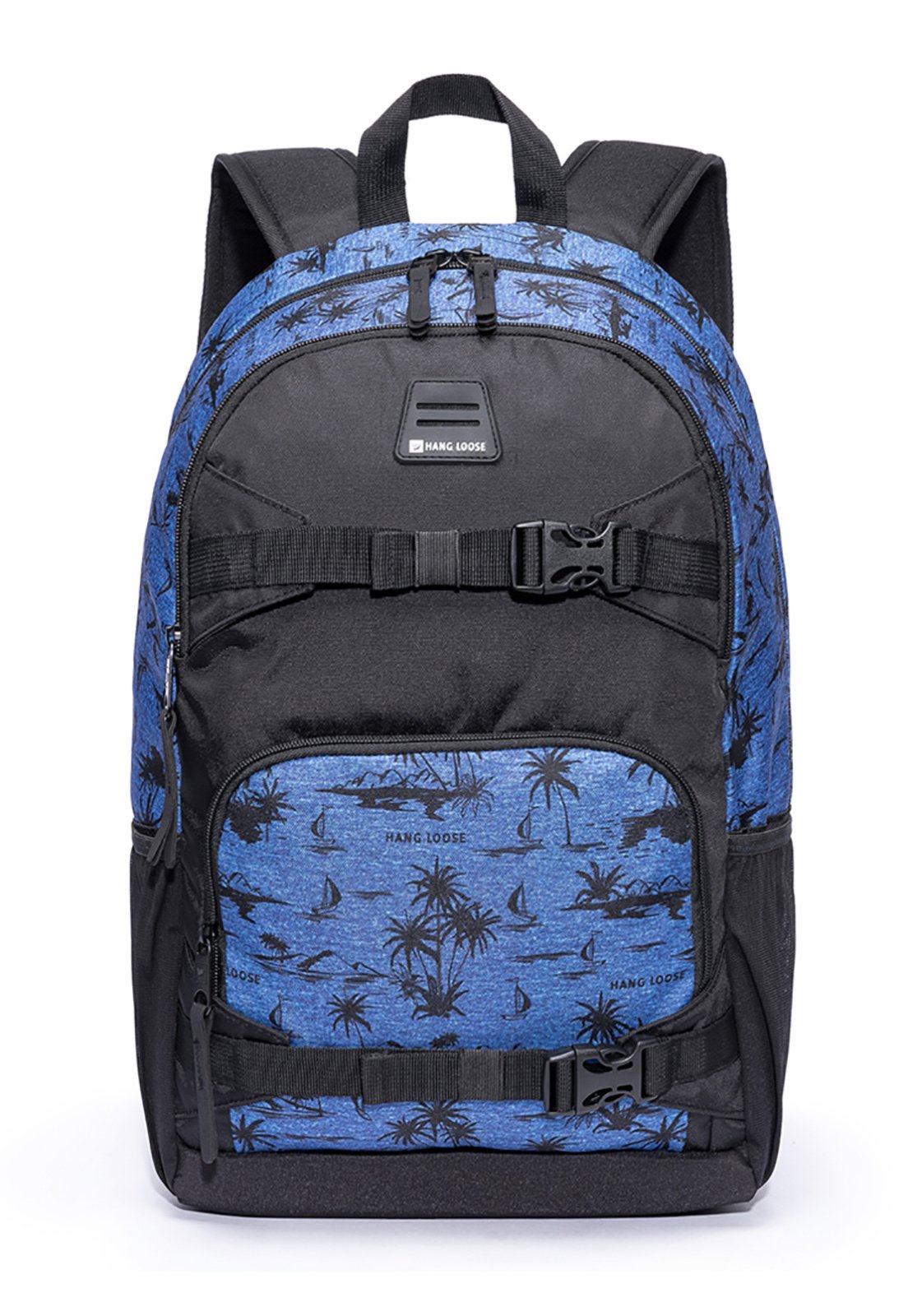 Mochila Masculina Hang Loose Escolar Reforçada Faculdade Skate Bag Casual